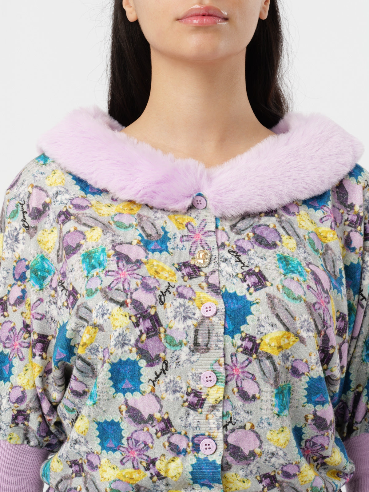 PULLOVER CON BOTTONI BLUGIRL BLUMARINE