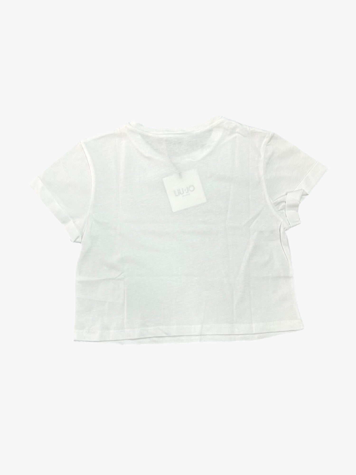 WHITE CHILD PRINT T-SHIRT