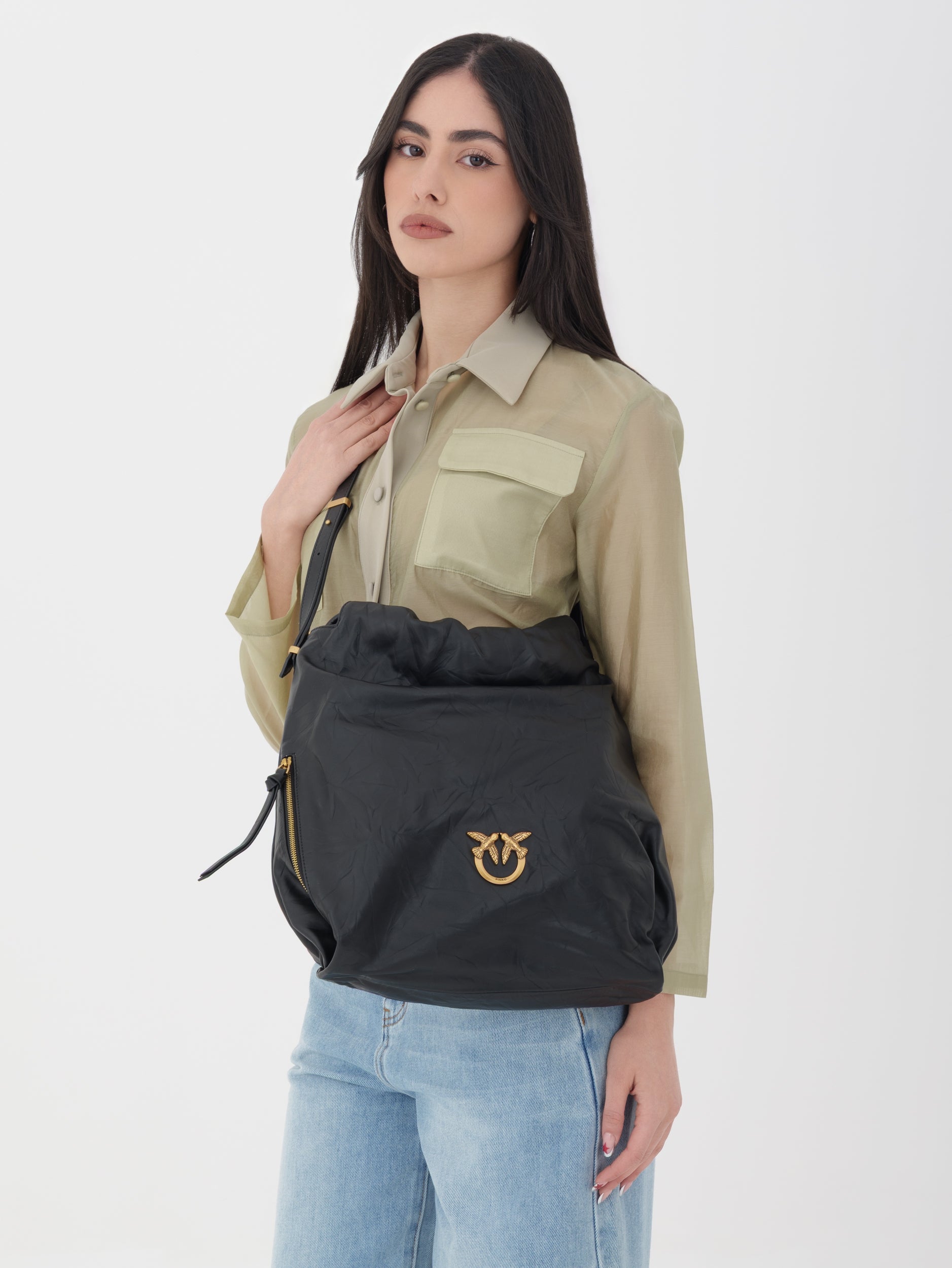 Pinko
SLOUCHY CLASSIC - Borsa a mano - nero/antique gold