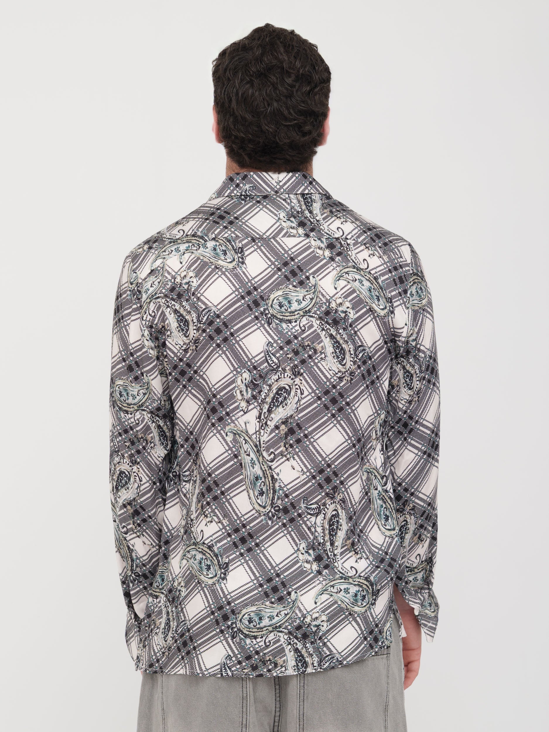 IMPERIAL - camicia fantasia black and white