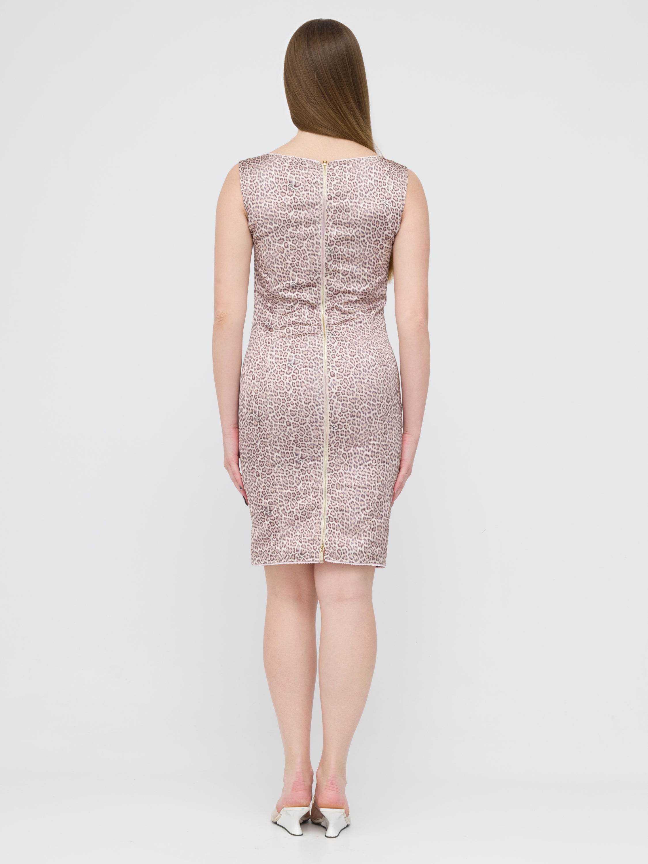 BLUGIRL - abito midi aderente animalier