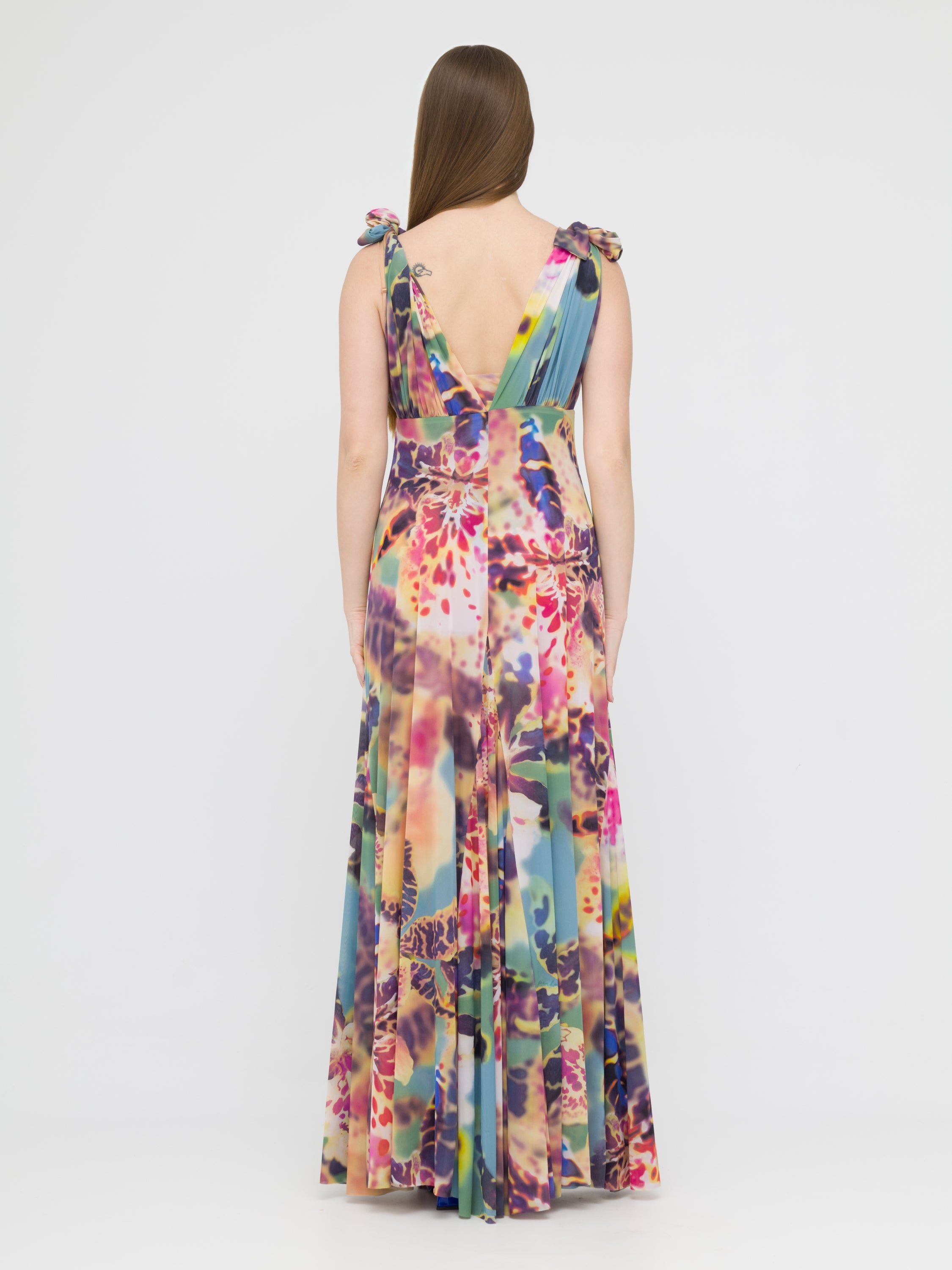 PINKO - maxi dress fantasia