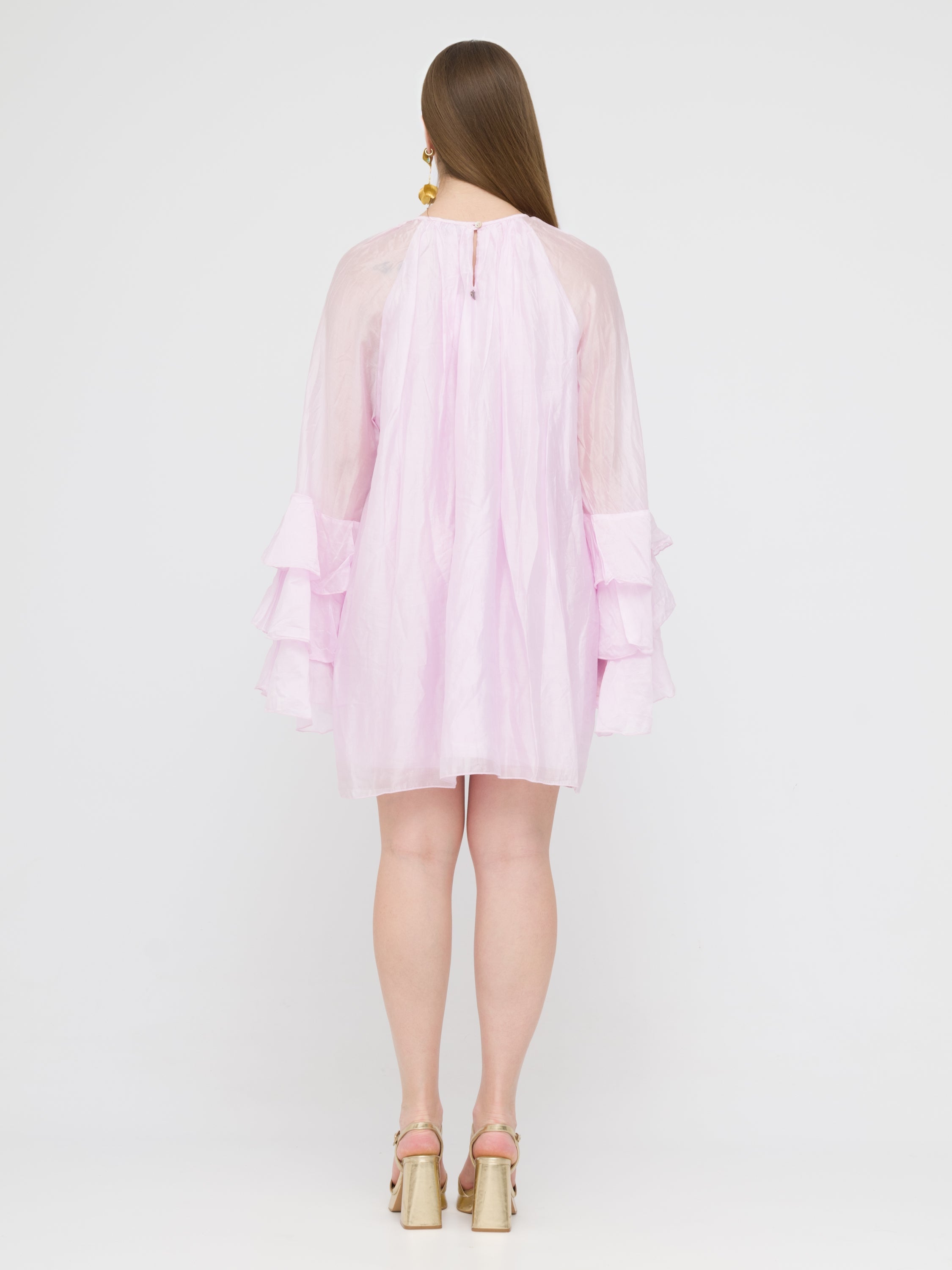 DIXIE - abito blusa dettaglio maniche a sbuffo