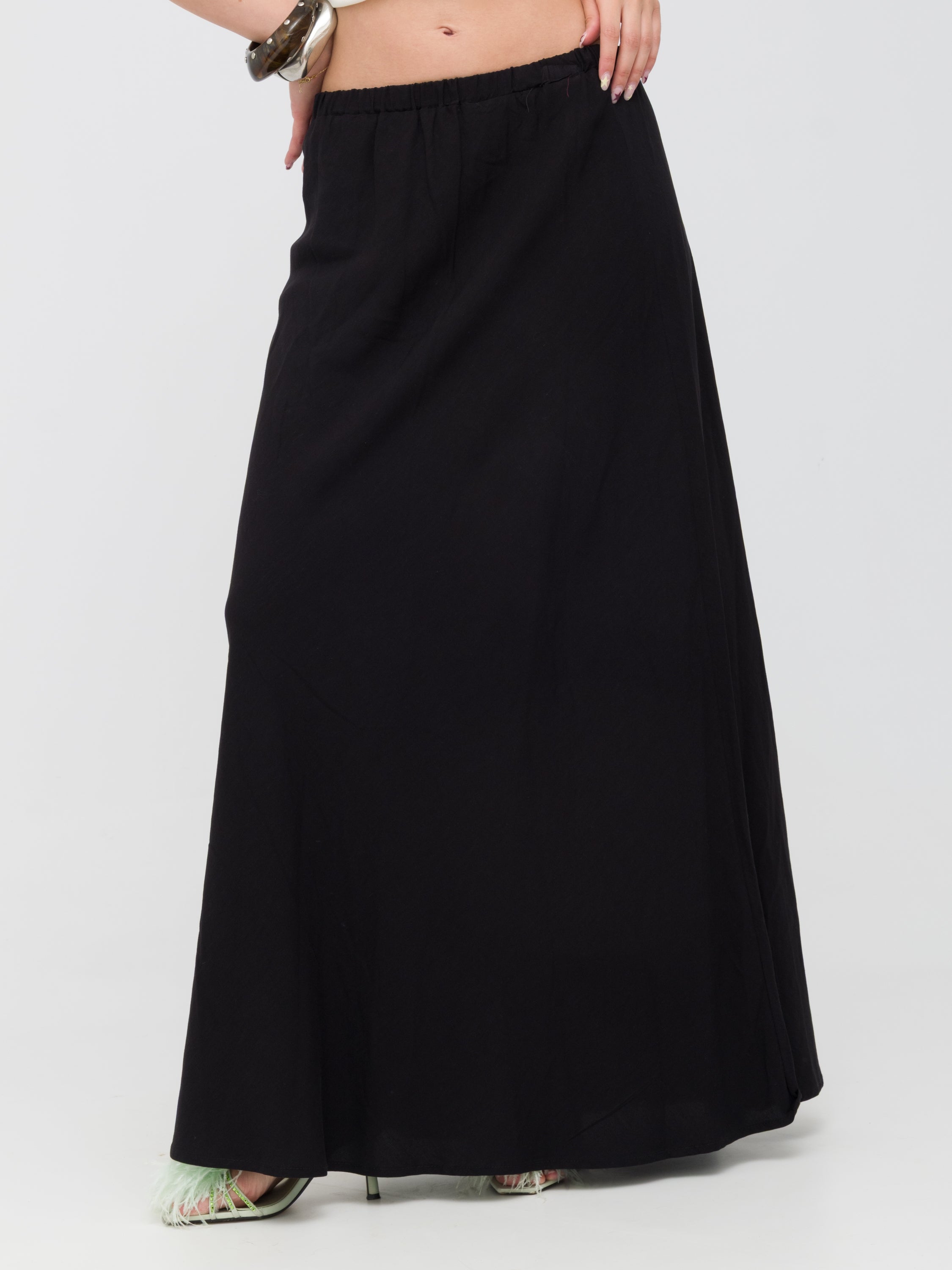 TENSIONE IN- maxi skirt black
