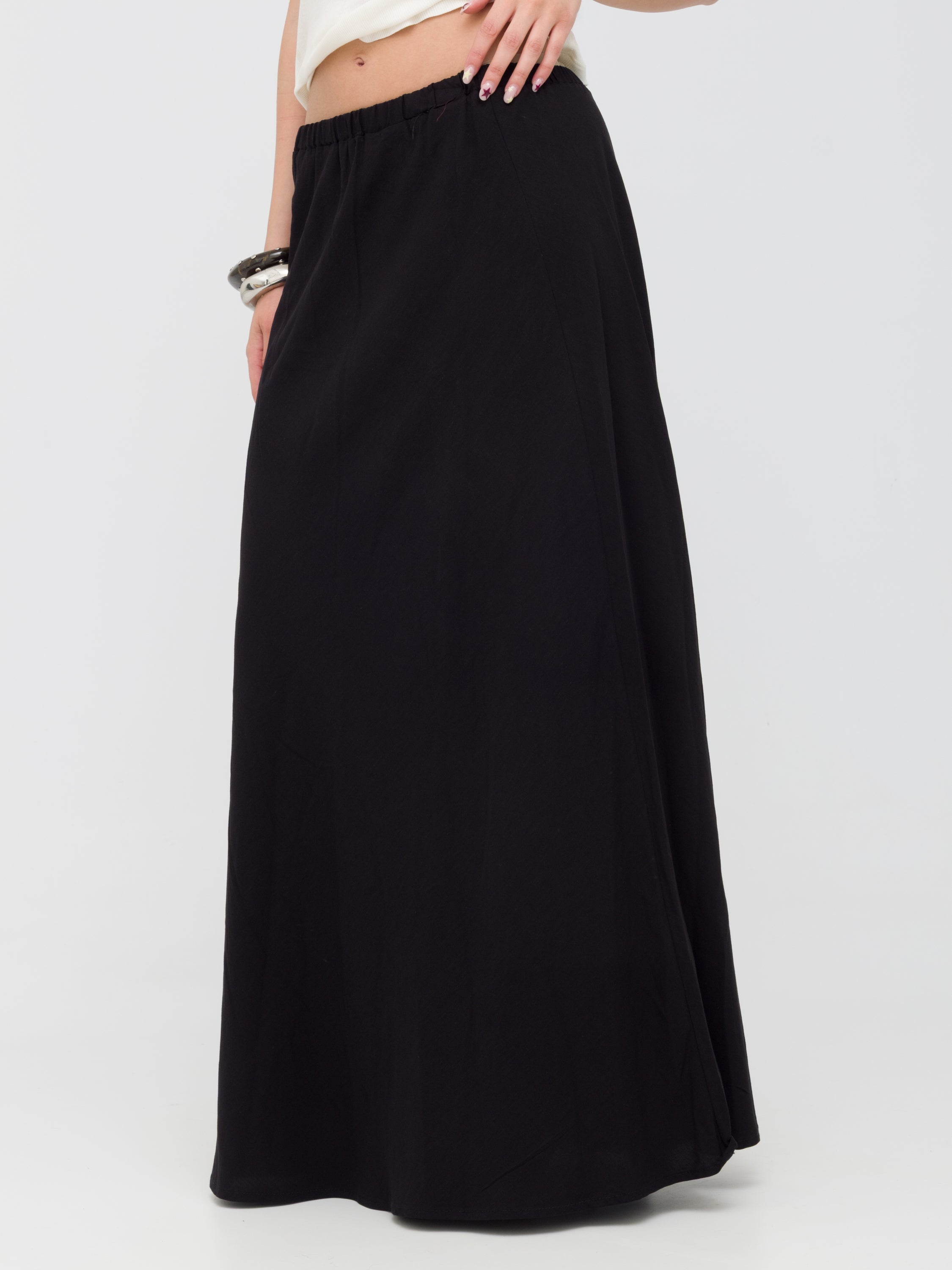 TENSIONE IN- maxi skirt black