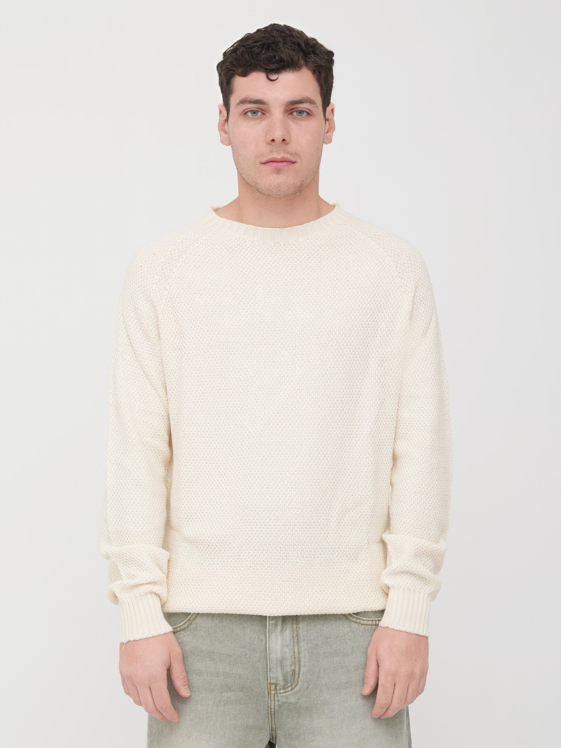 H953 - pullover crema
