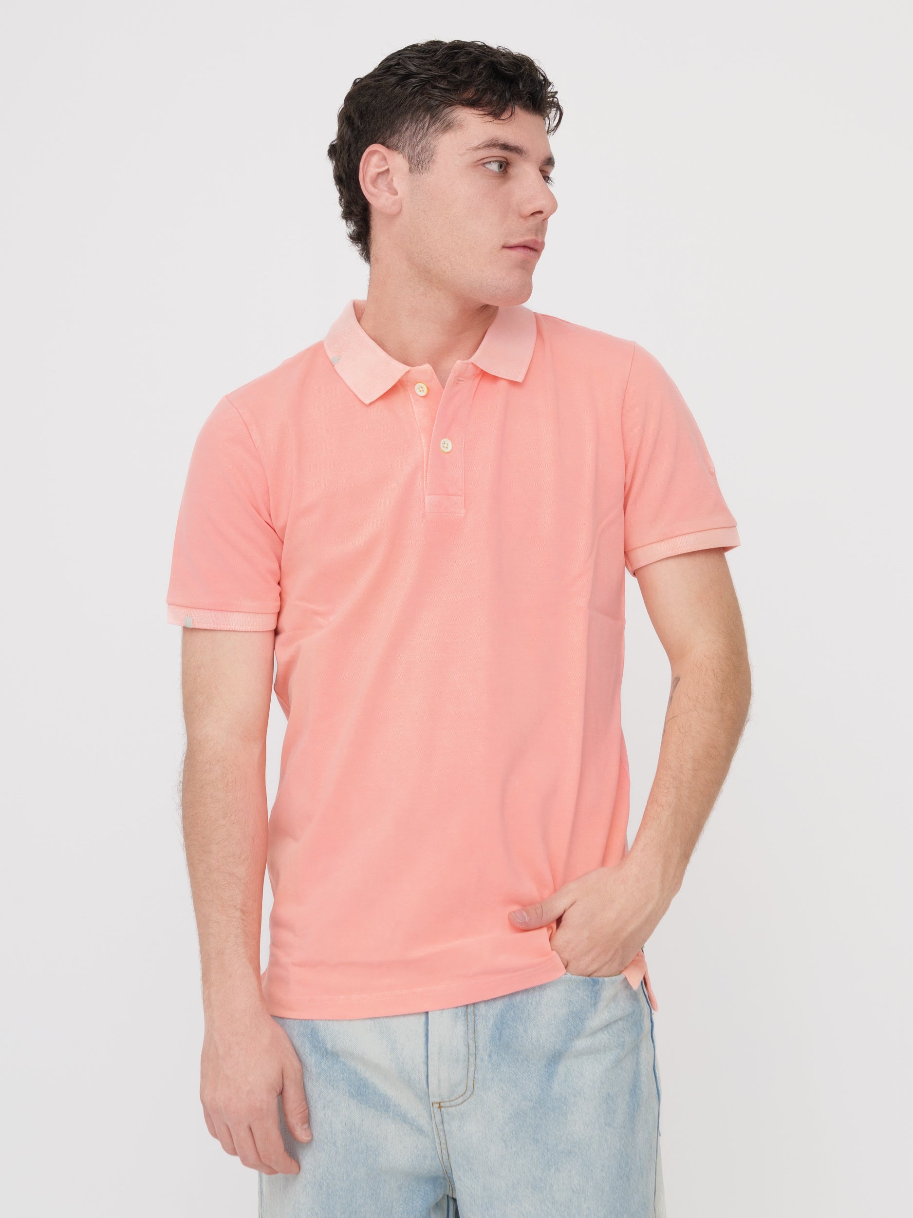 SHOCKLY - t-shirt polo rosa