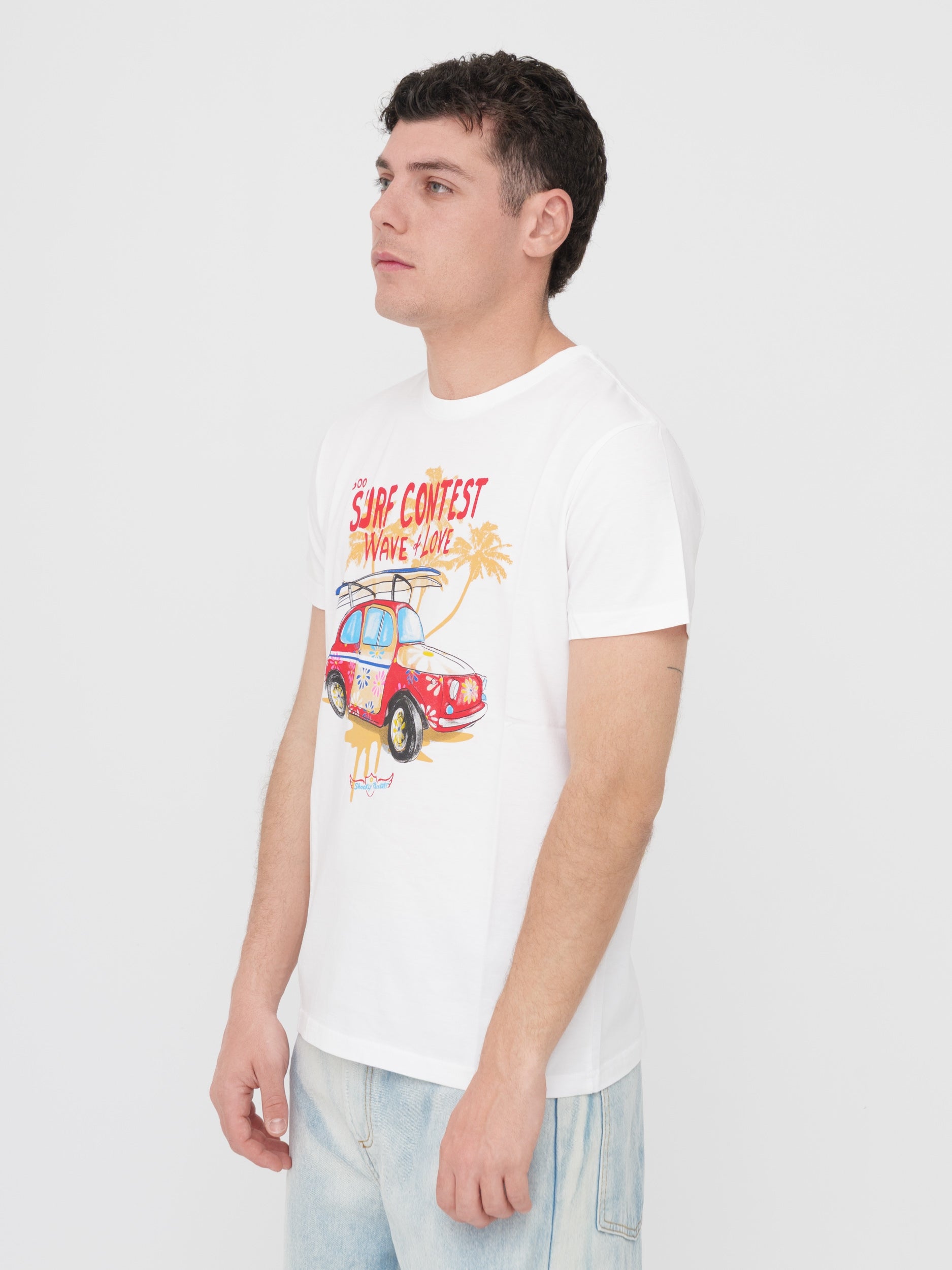 SHOCKLY - t-shirt White con stampa