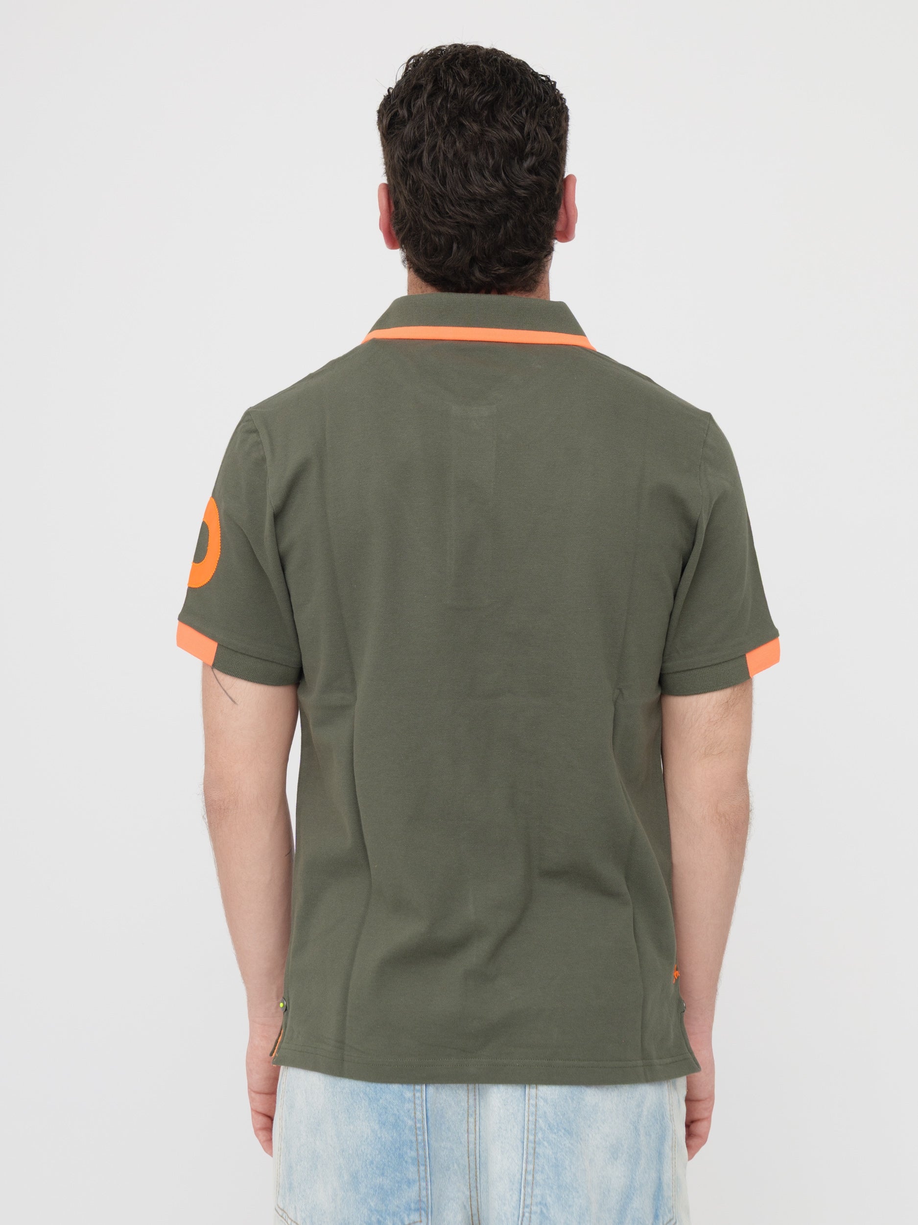 SHOCKLY - T- shirt polo verde militare