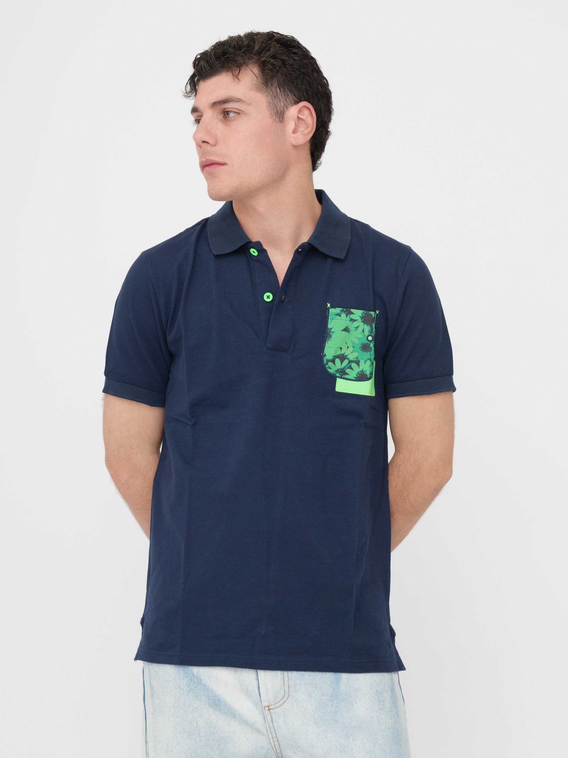 SHOCKLY - T- shirt polo blu