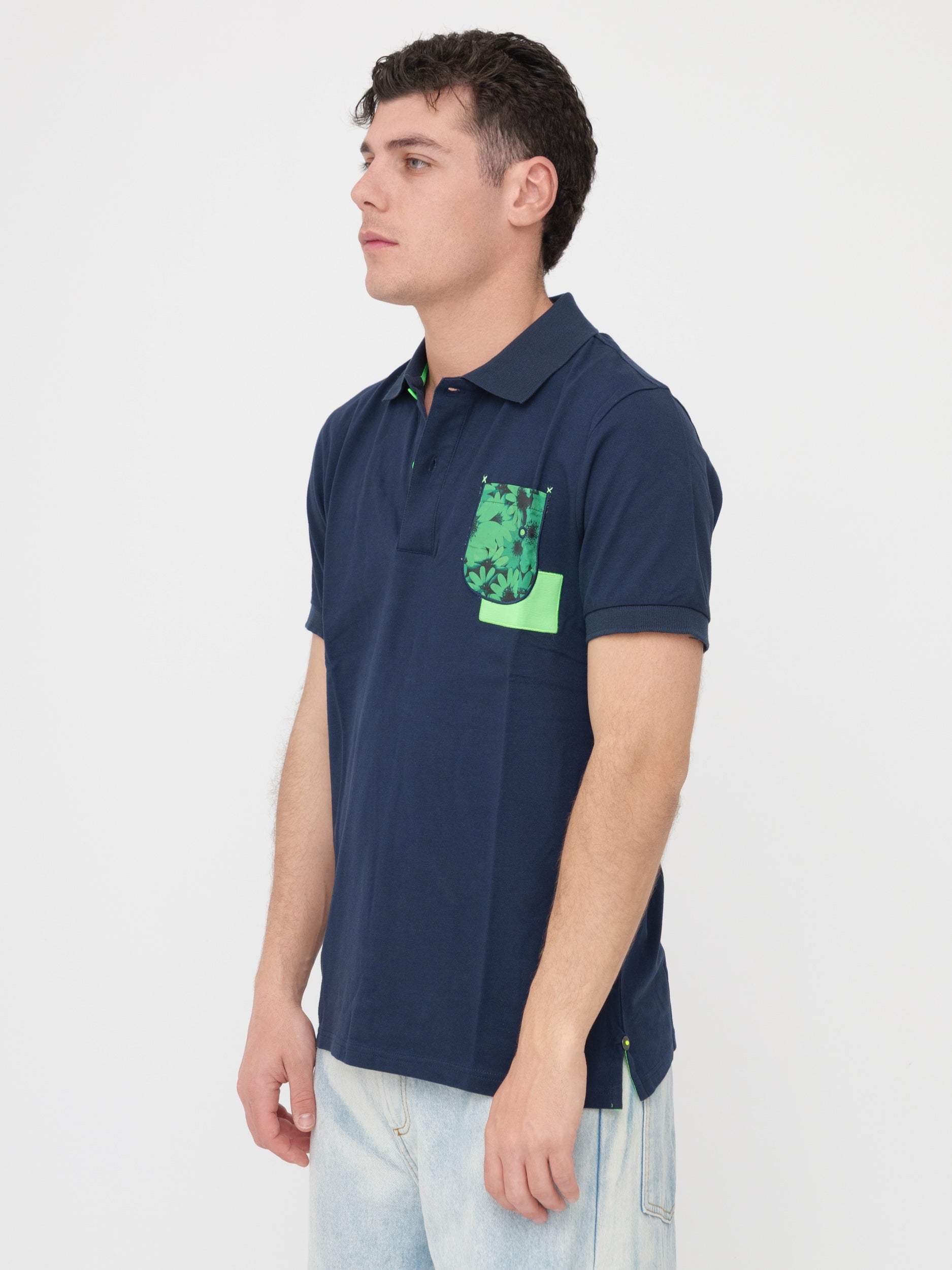 SHOCKLY - T- shirt polo blu