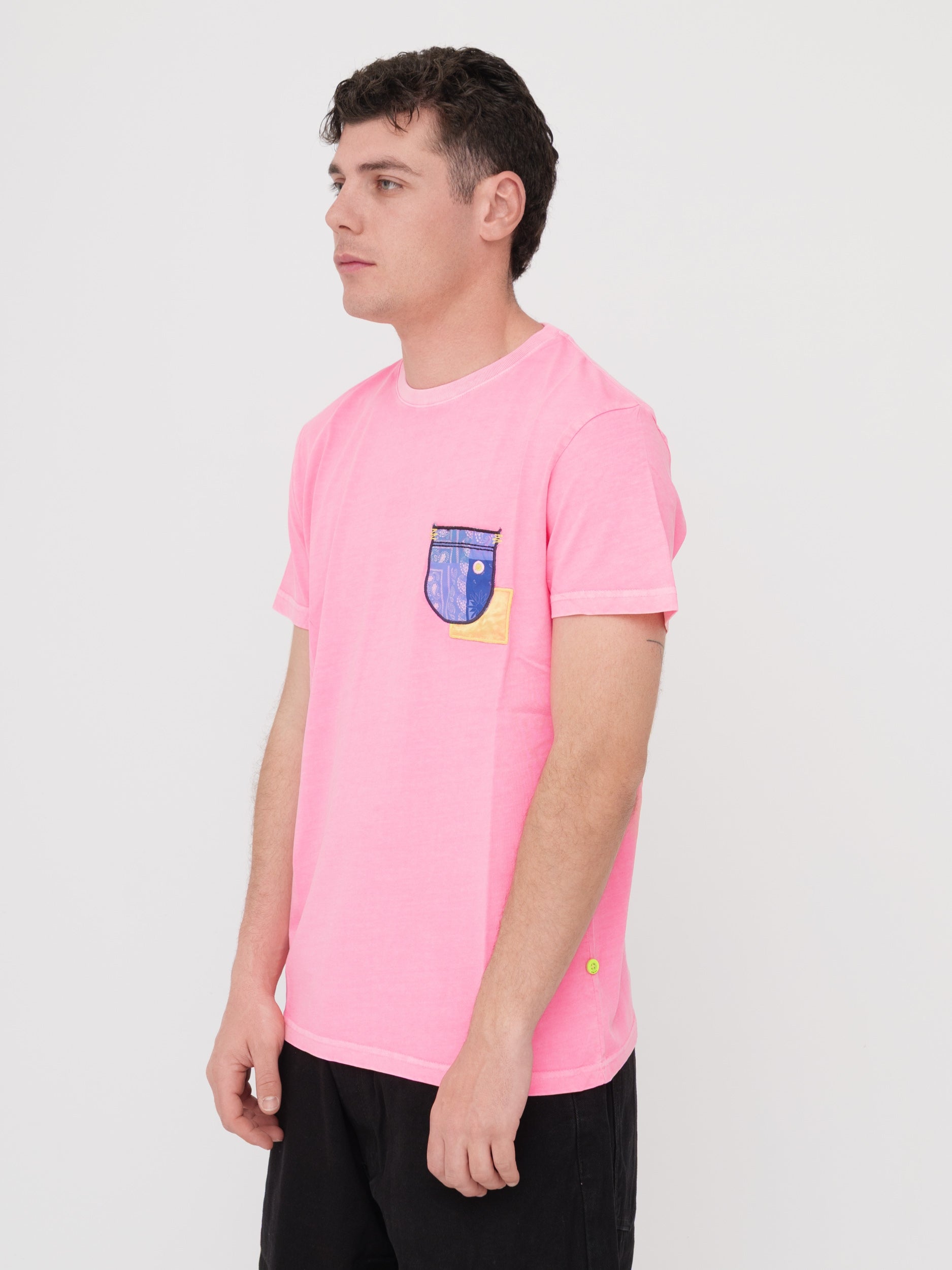SHOCKLY - T- shirt rosa con stampa