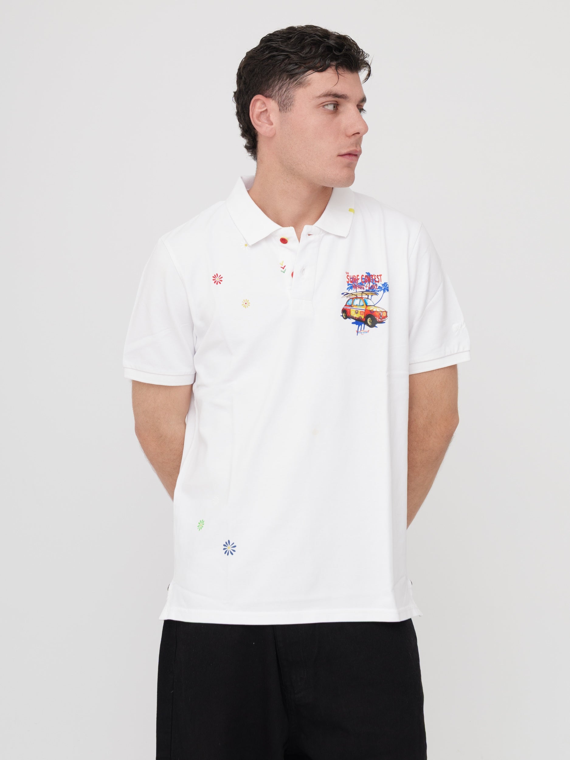 SHOCKLY - T- shirt polo White