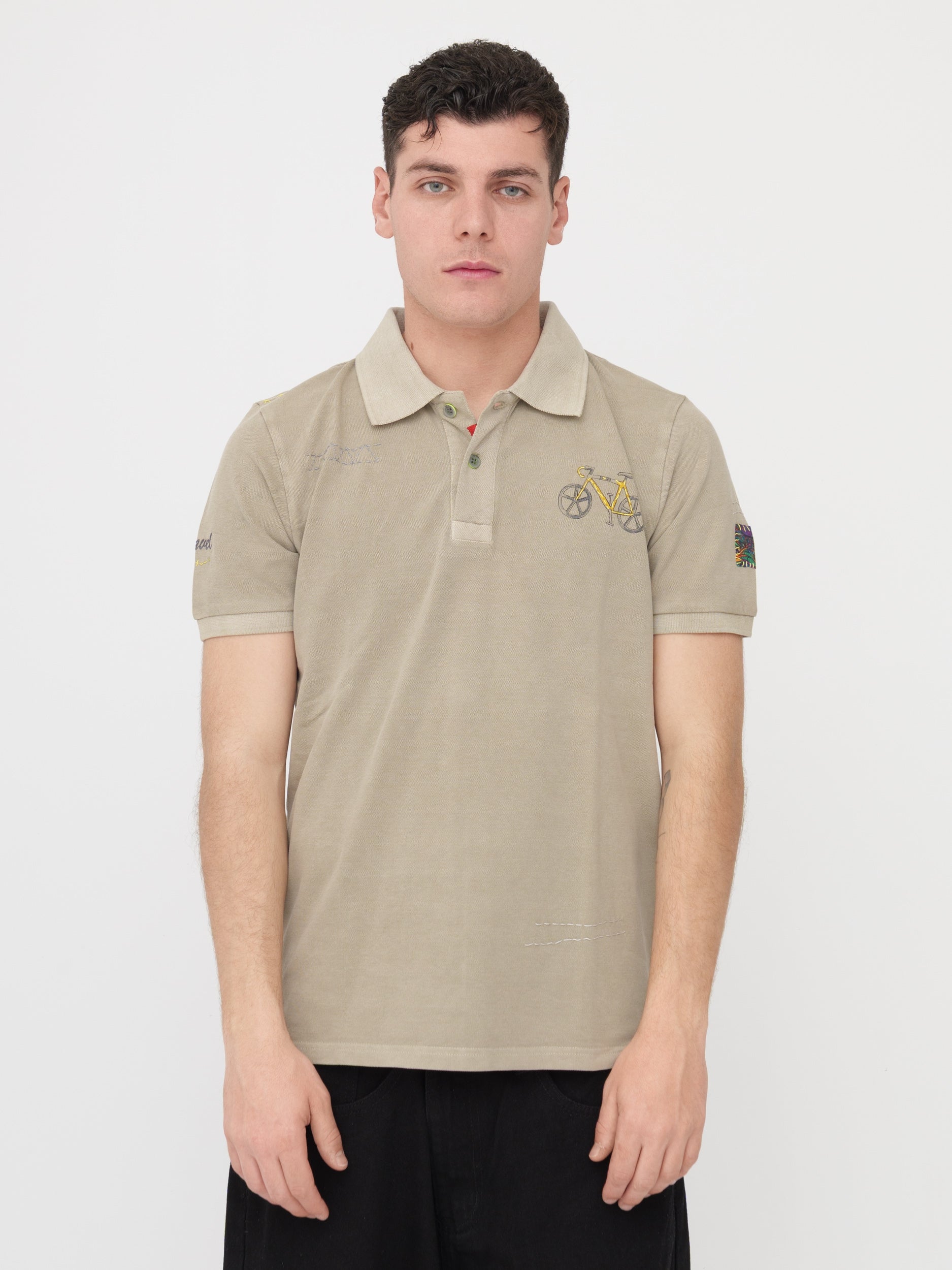 SHOCKLY - T- shirt polo kaki