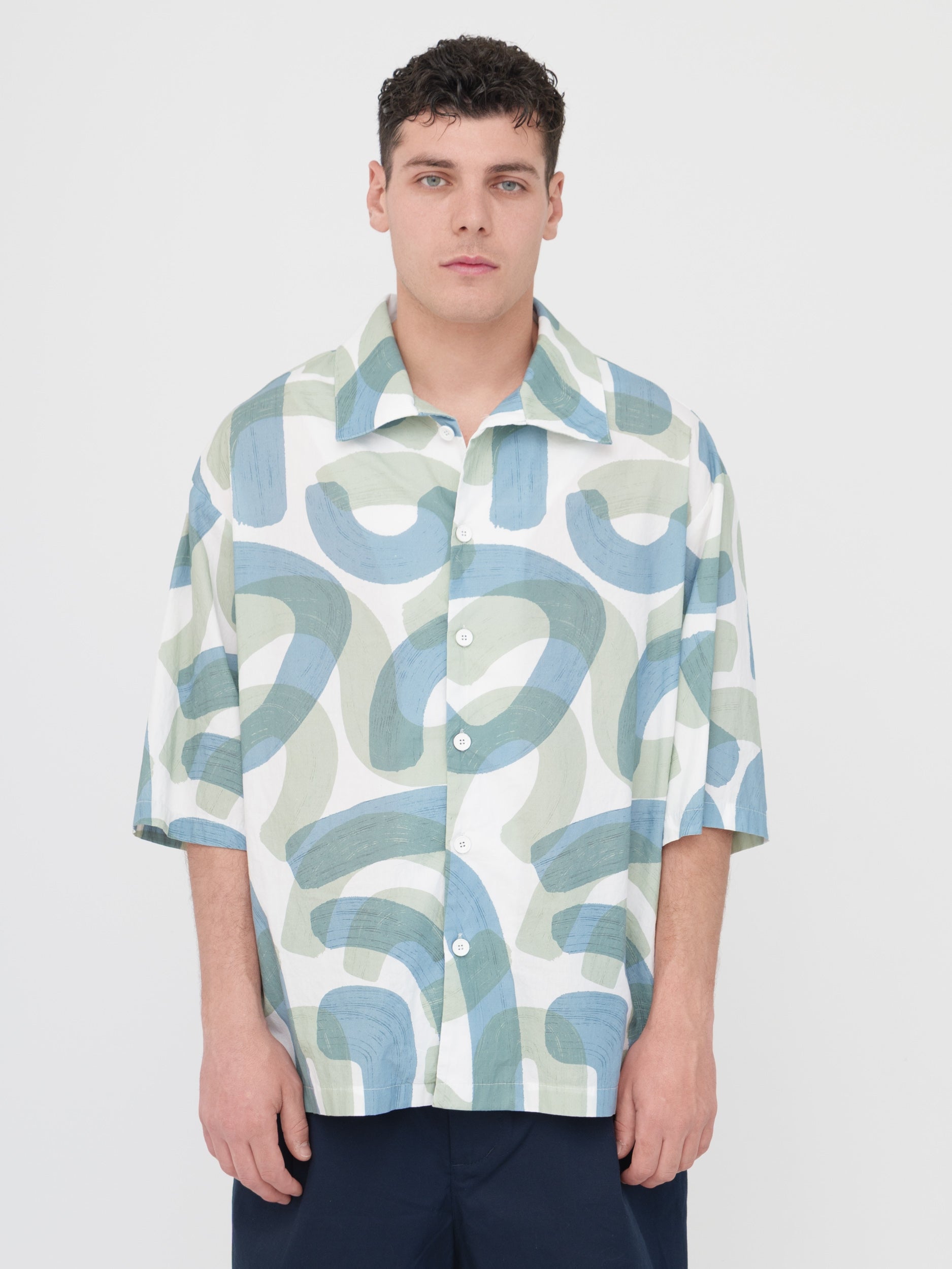 IMPERIAL - camicia mezze maniche fantasia