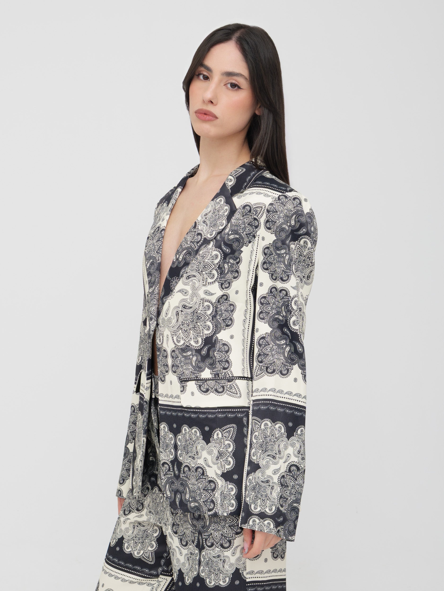 EMMA & GAIA - blazer stampa foulard