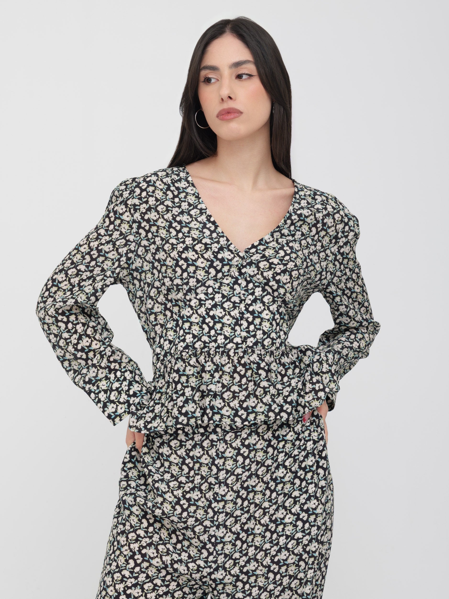 EMMA & GAIA - blusa stampa floreale