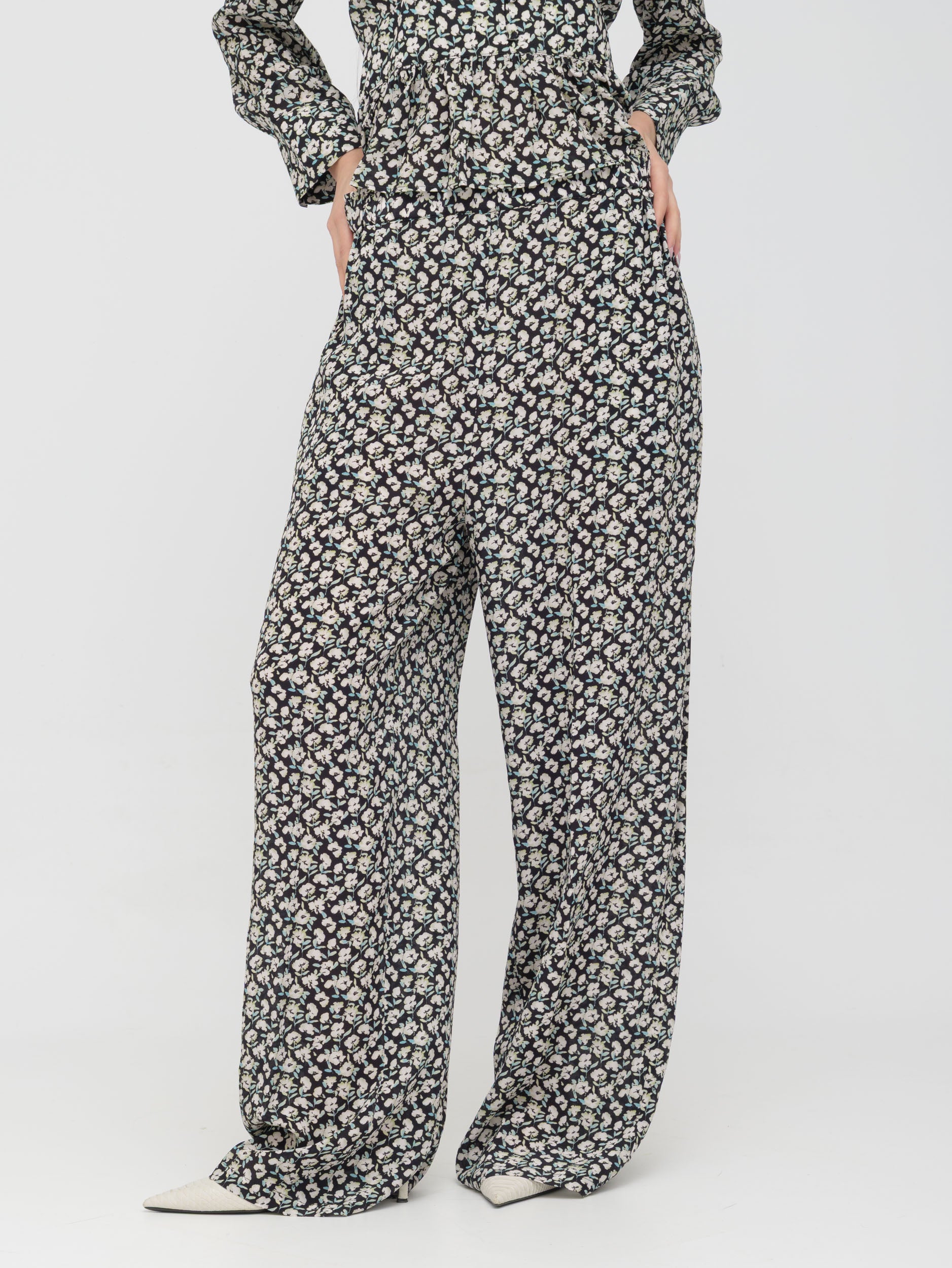 EMMA & GAIA - pantaloni stampa floreale