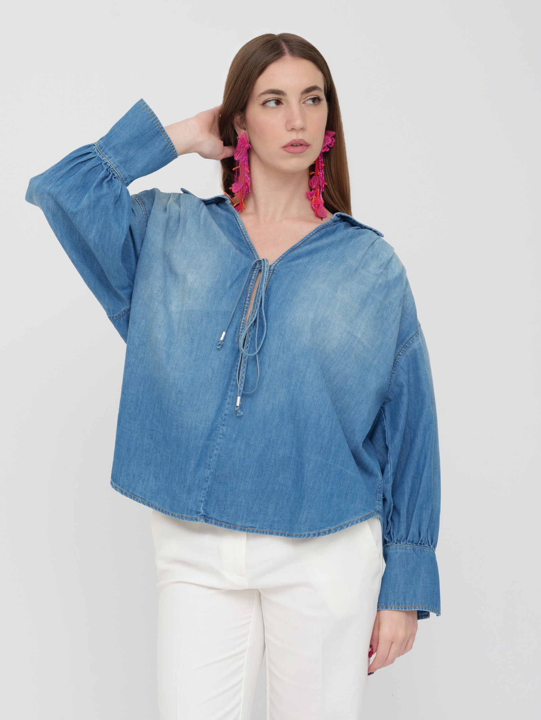 PINKO - camicia over di jeans