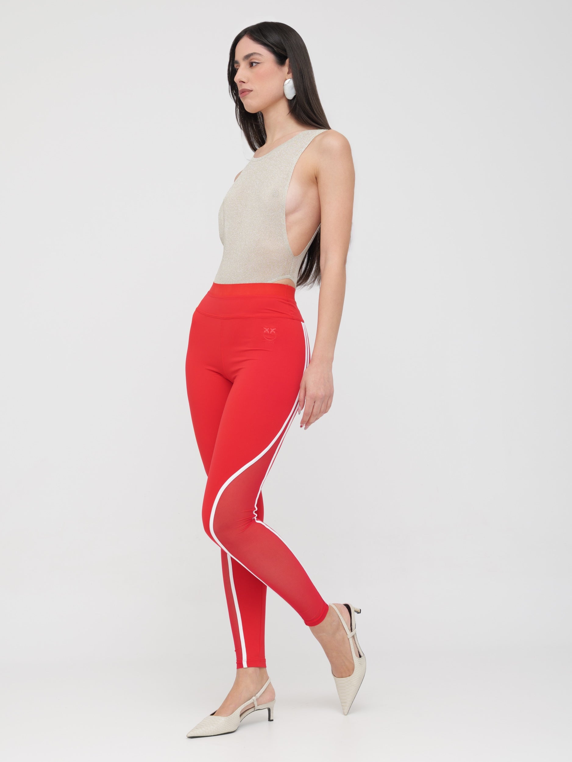PINKO - leggins rosso