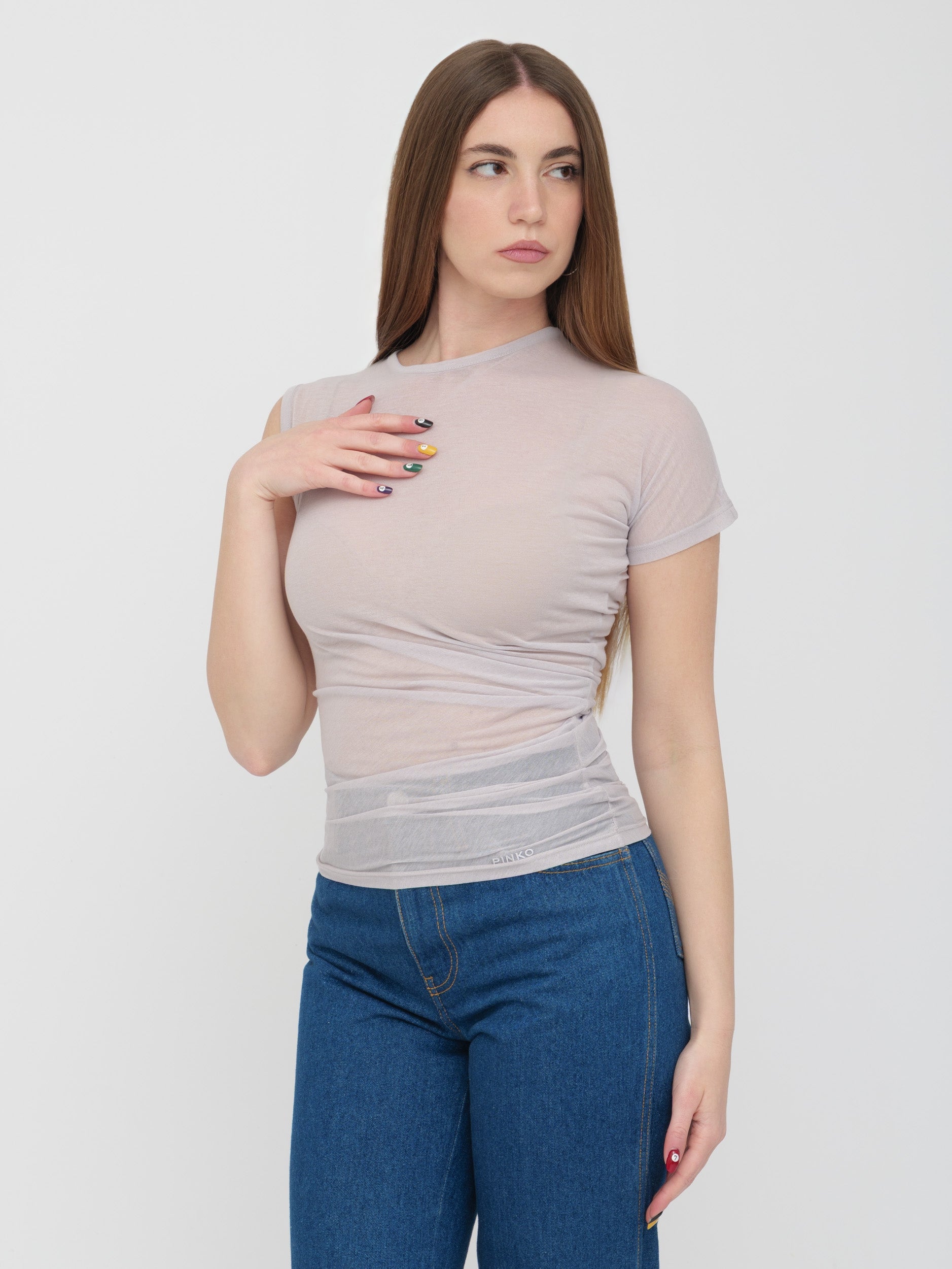 PINKO - t-shirt aderente