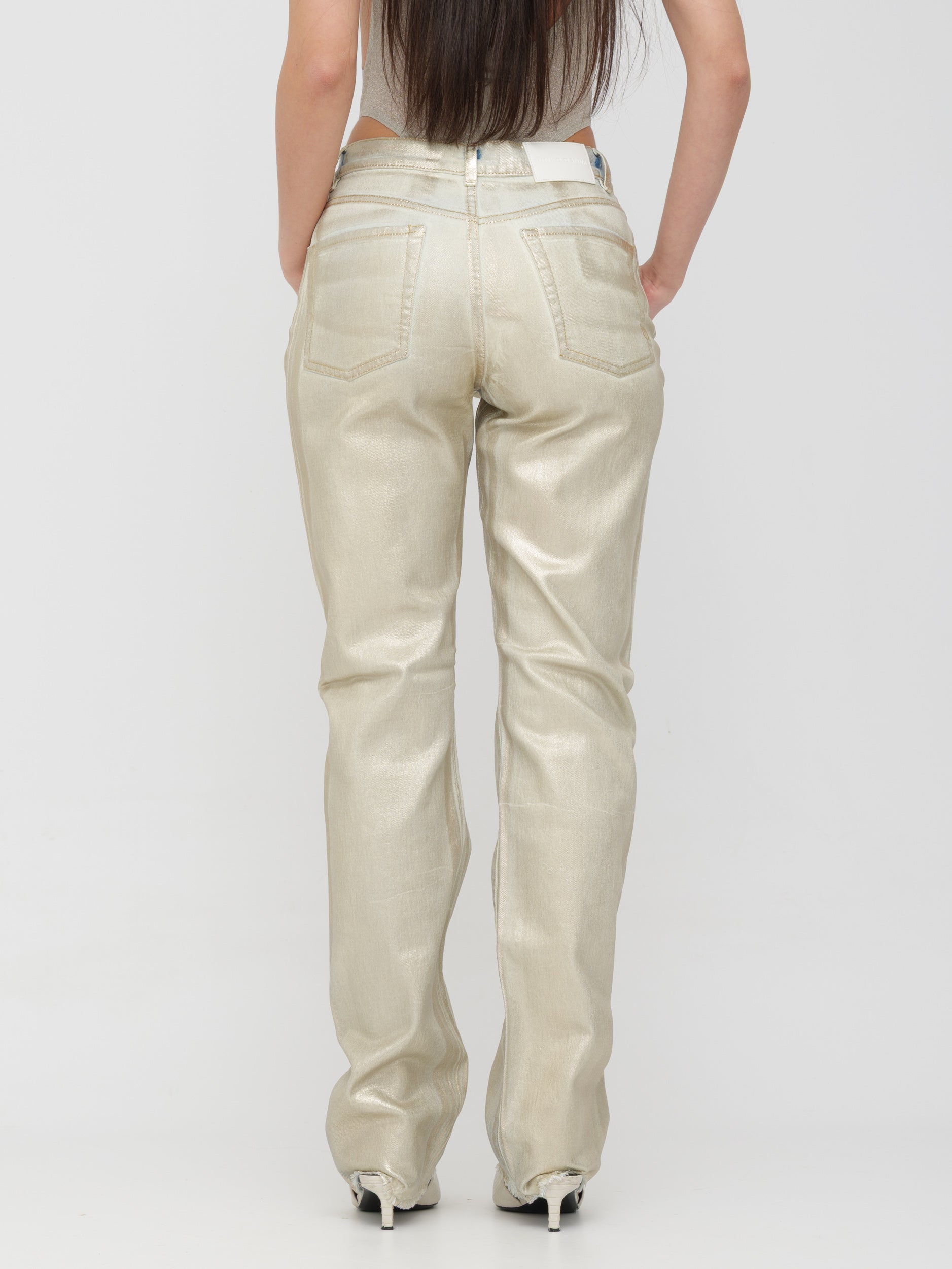 PINKO - pantalone gold wide leg
