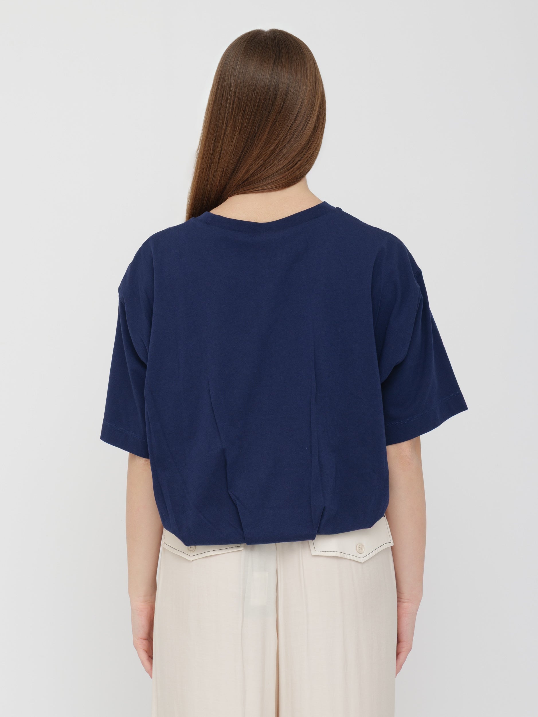 PINKO - t-shirt pinko blu cropped