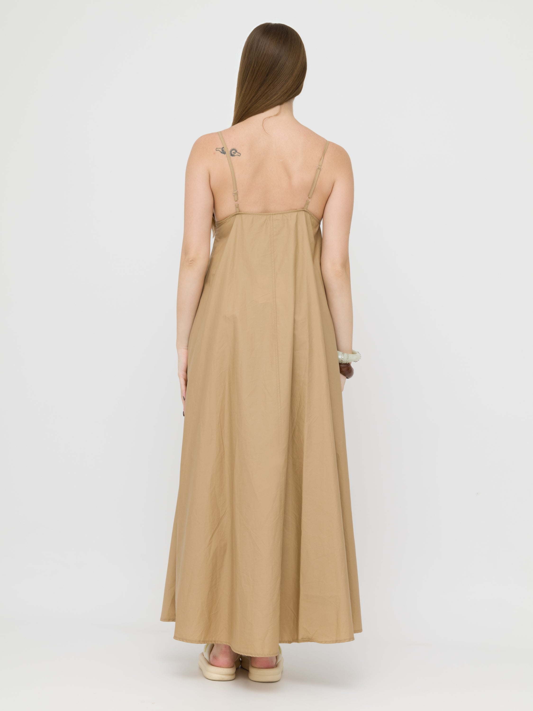 HAVEONE - maxi dress sabbia