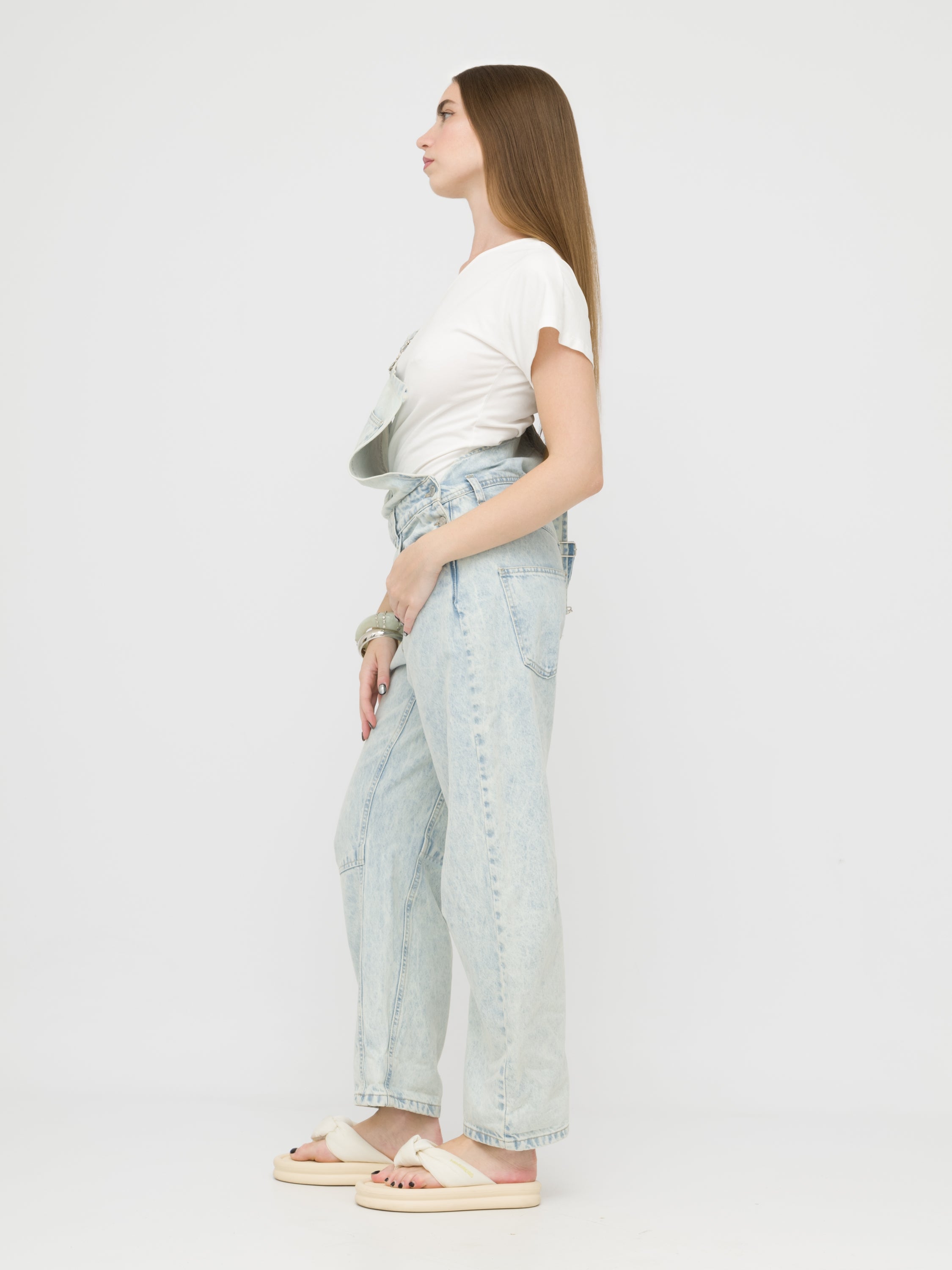 HAVEONE- salopette ballon in denim