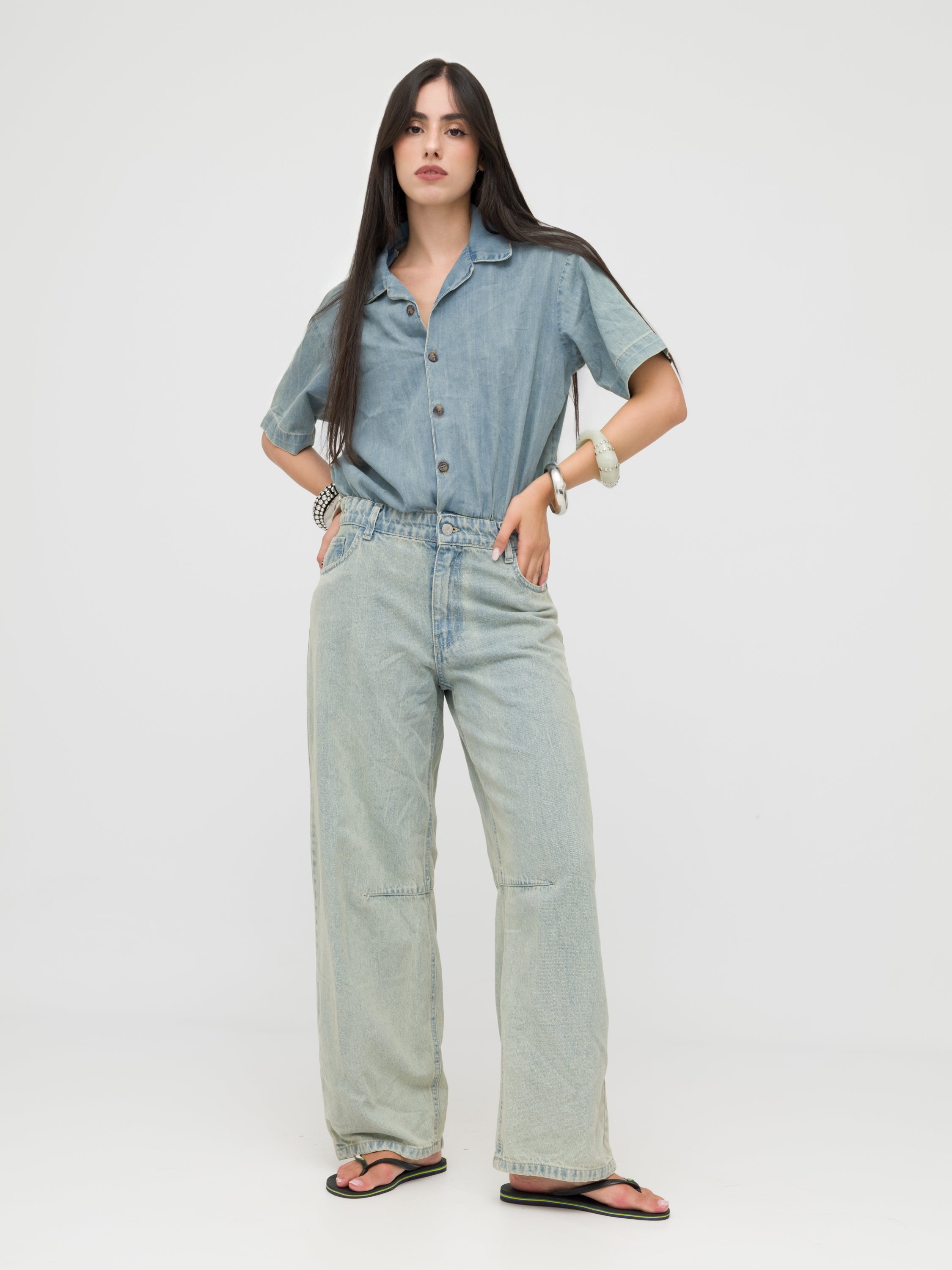 HAVEONE- jumpsuit denim