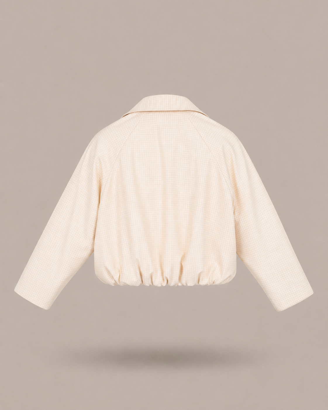 HAVEONE - giacca corta color crema