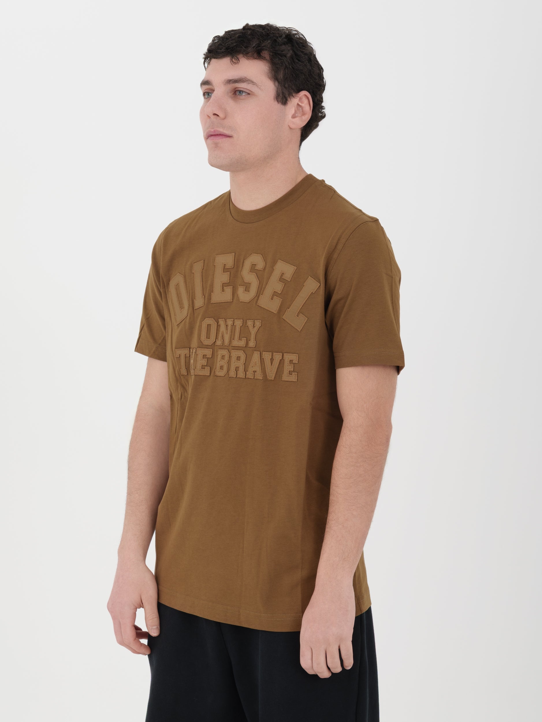 T-shirt Diesel logo ricamato