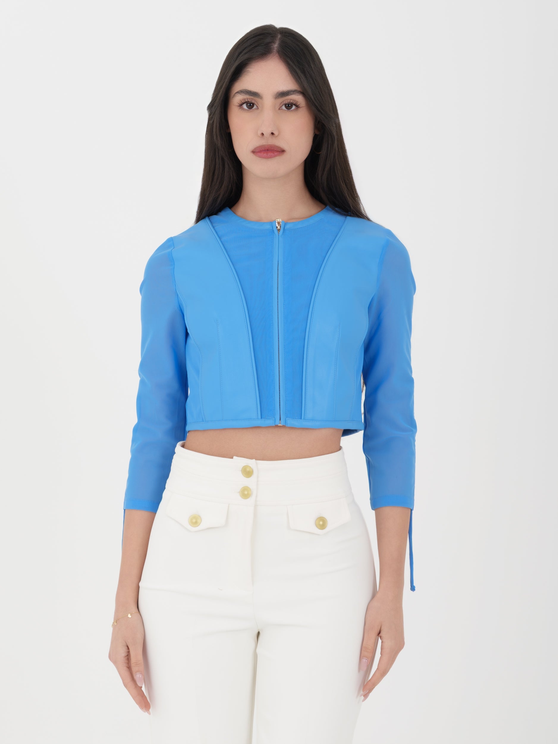Giacca corta Nenette modello Nelly