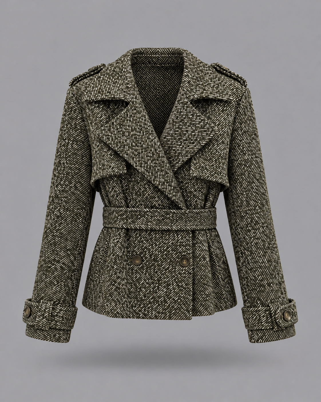 AKEP - Trench corto con cintura