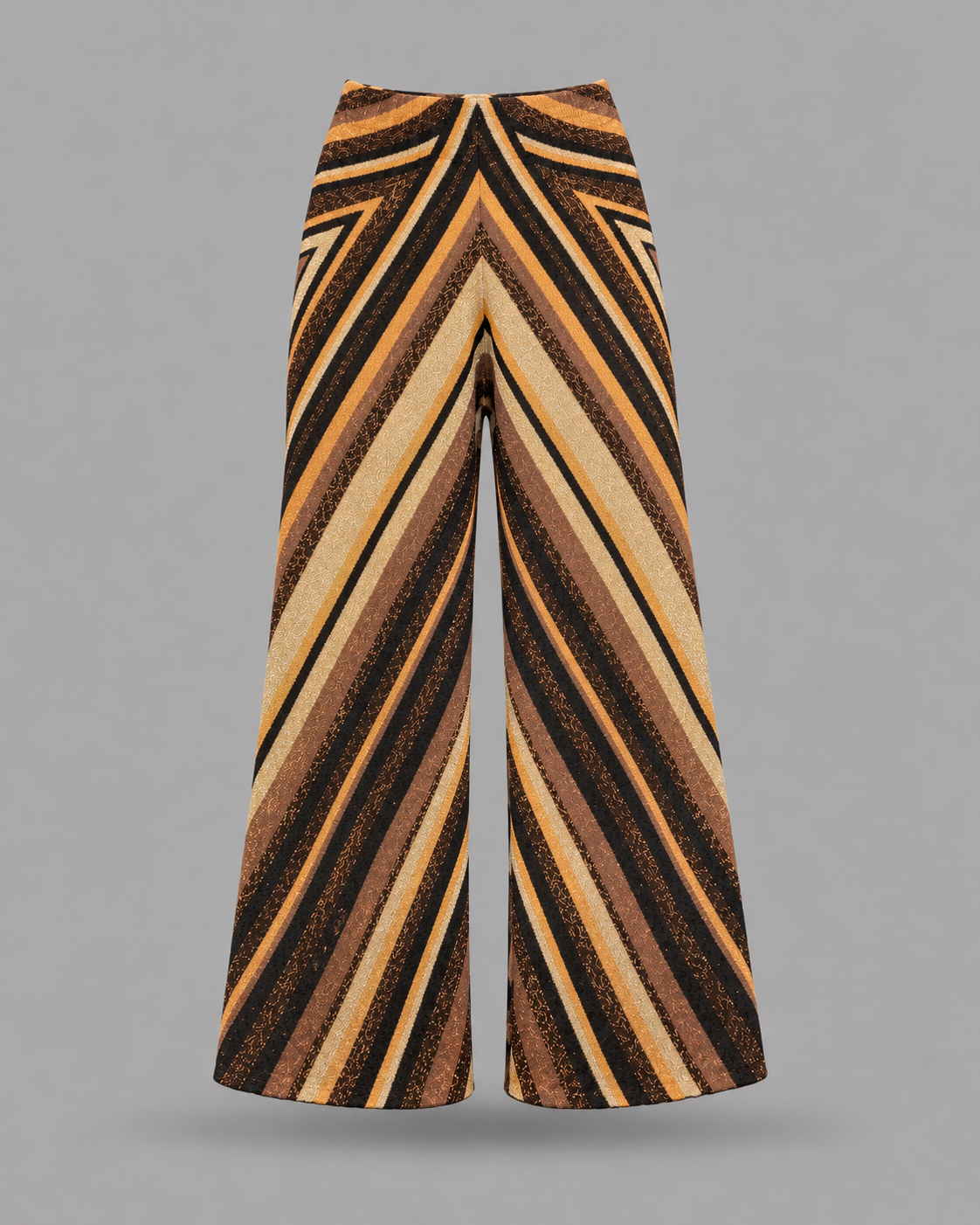AKEP - pantaloni wide leg lurex