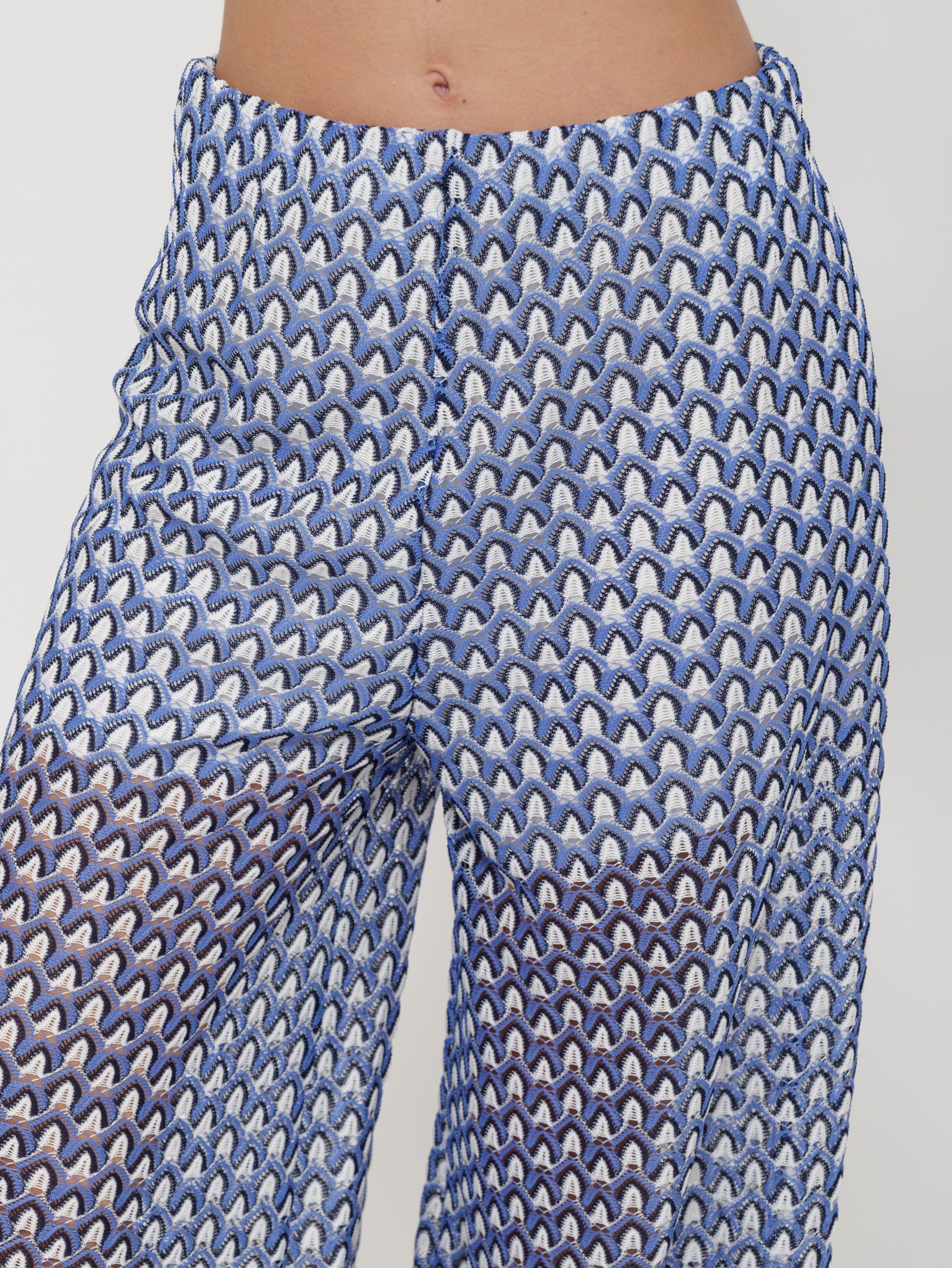 Pantalone fantasia con culotte inclusa