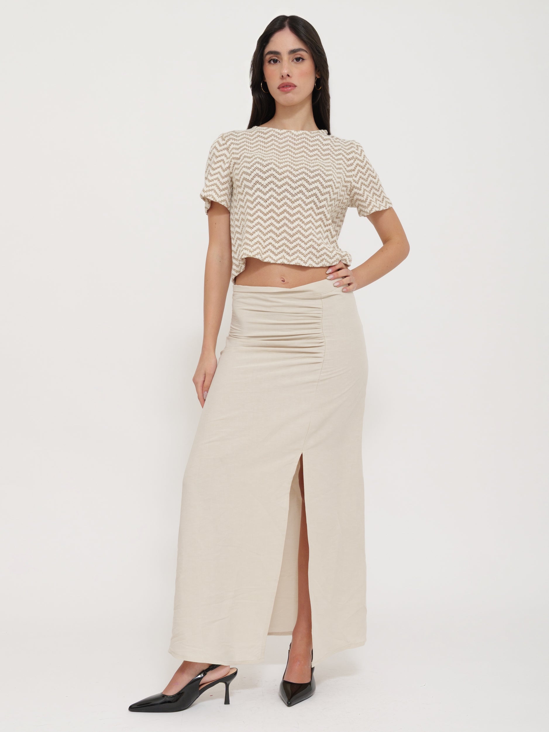 Top “Abstract Print”