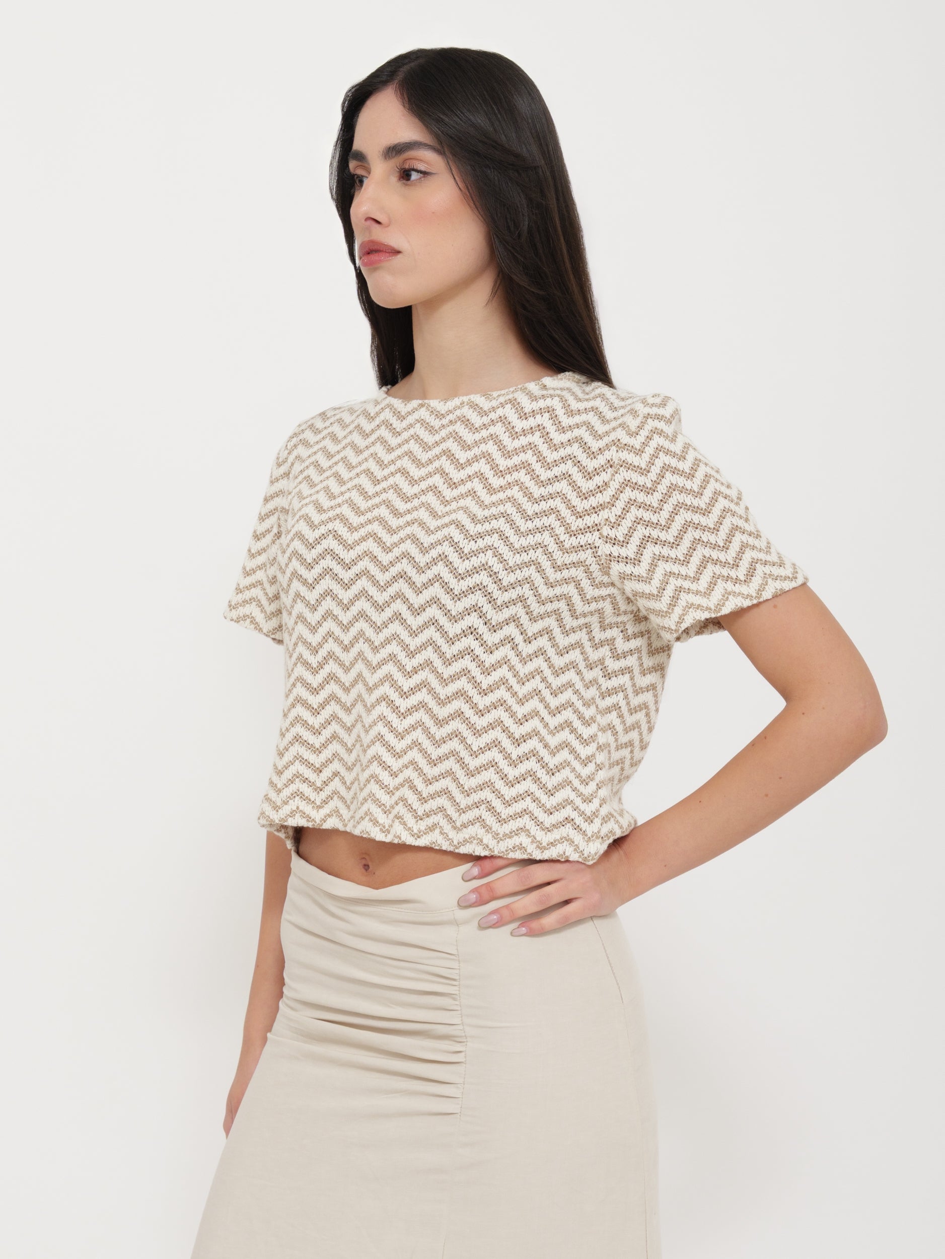 Top “Abstract Print”