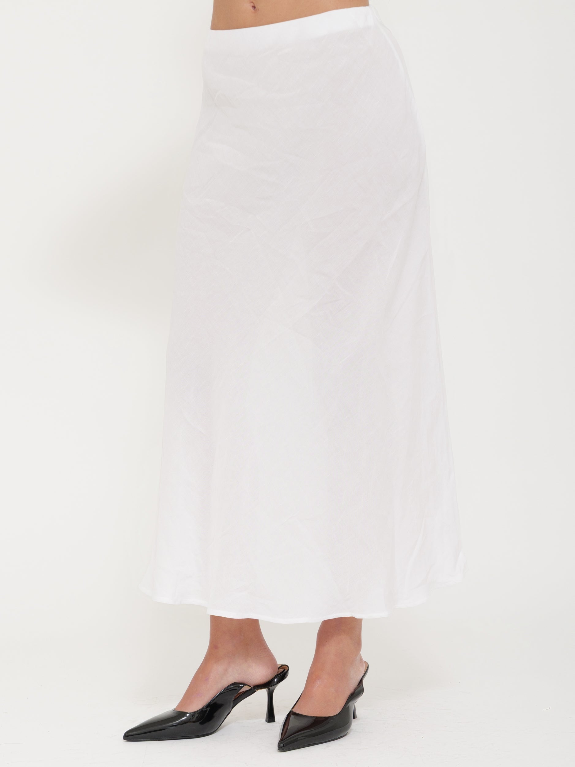 Gonna Midi Fluida Vita Media