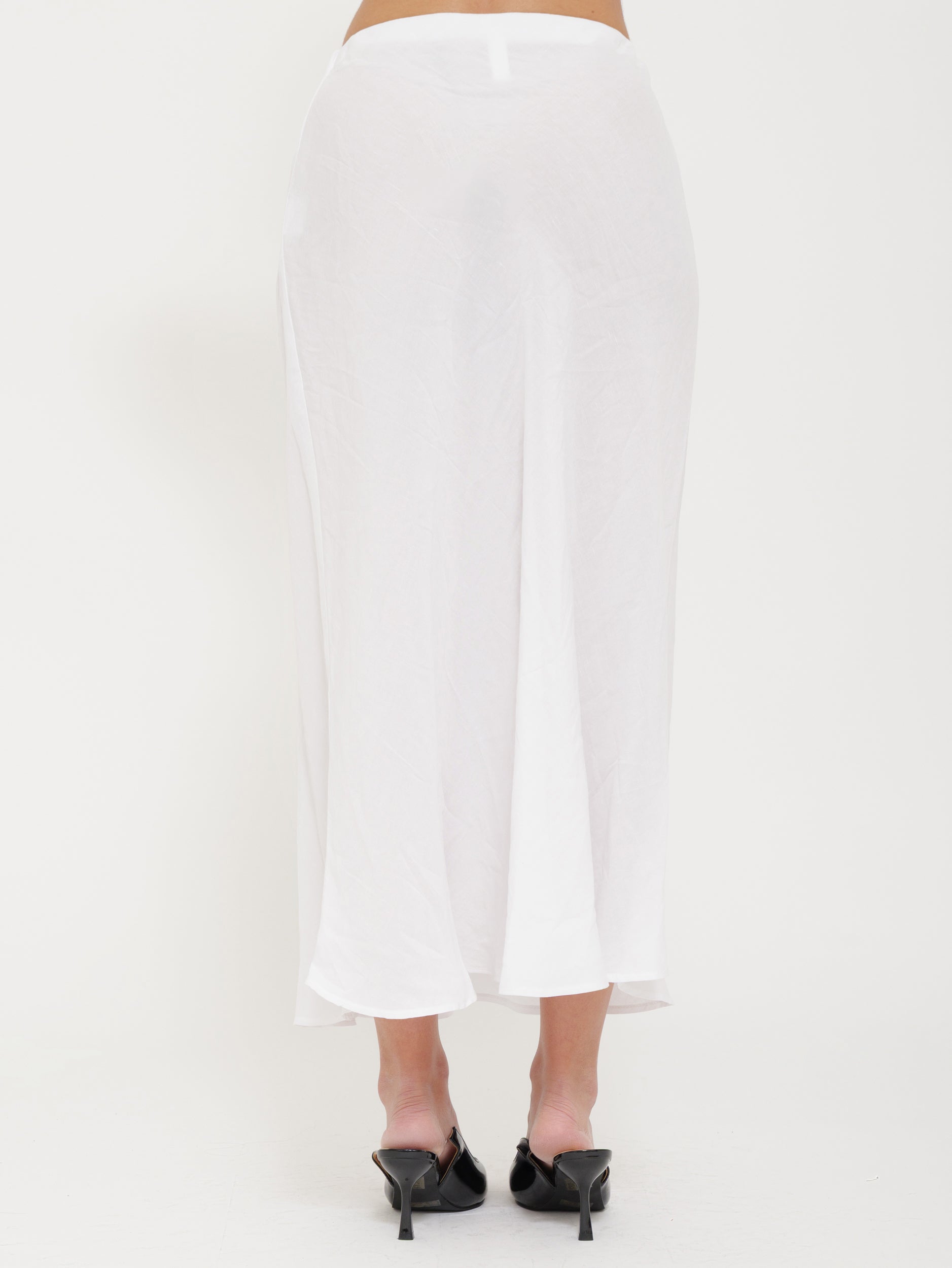 Gonna Midi Fluida Vita Media