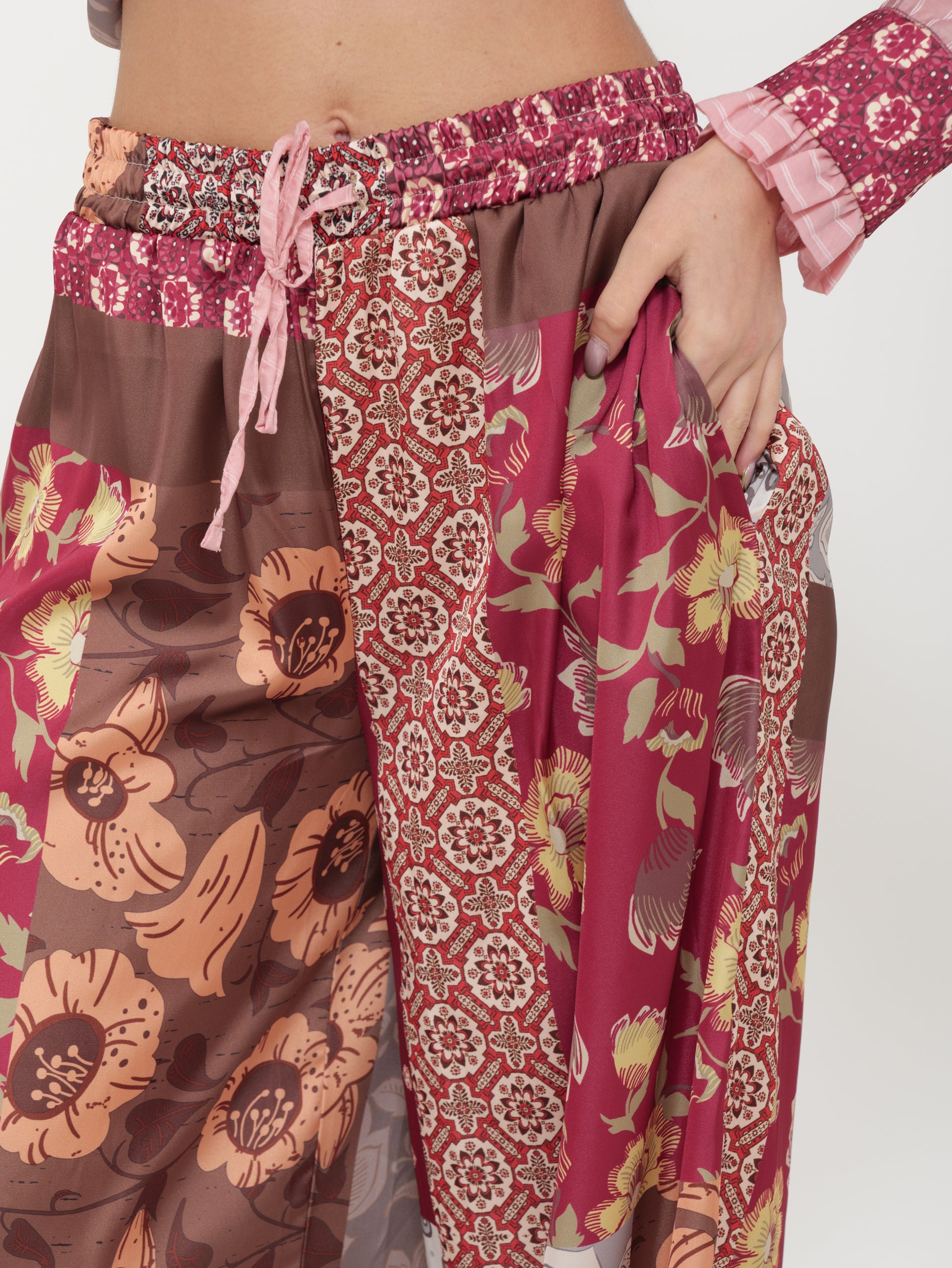 Pantalone Wide Leg Fantasia