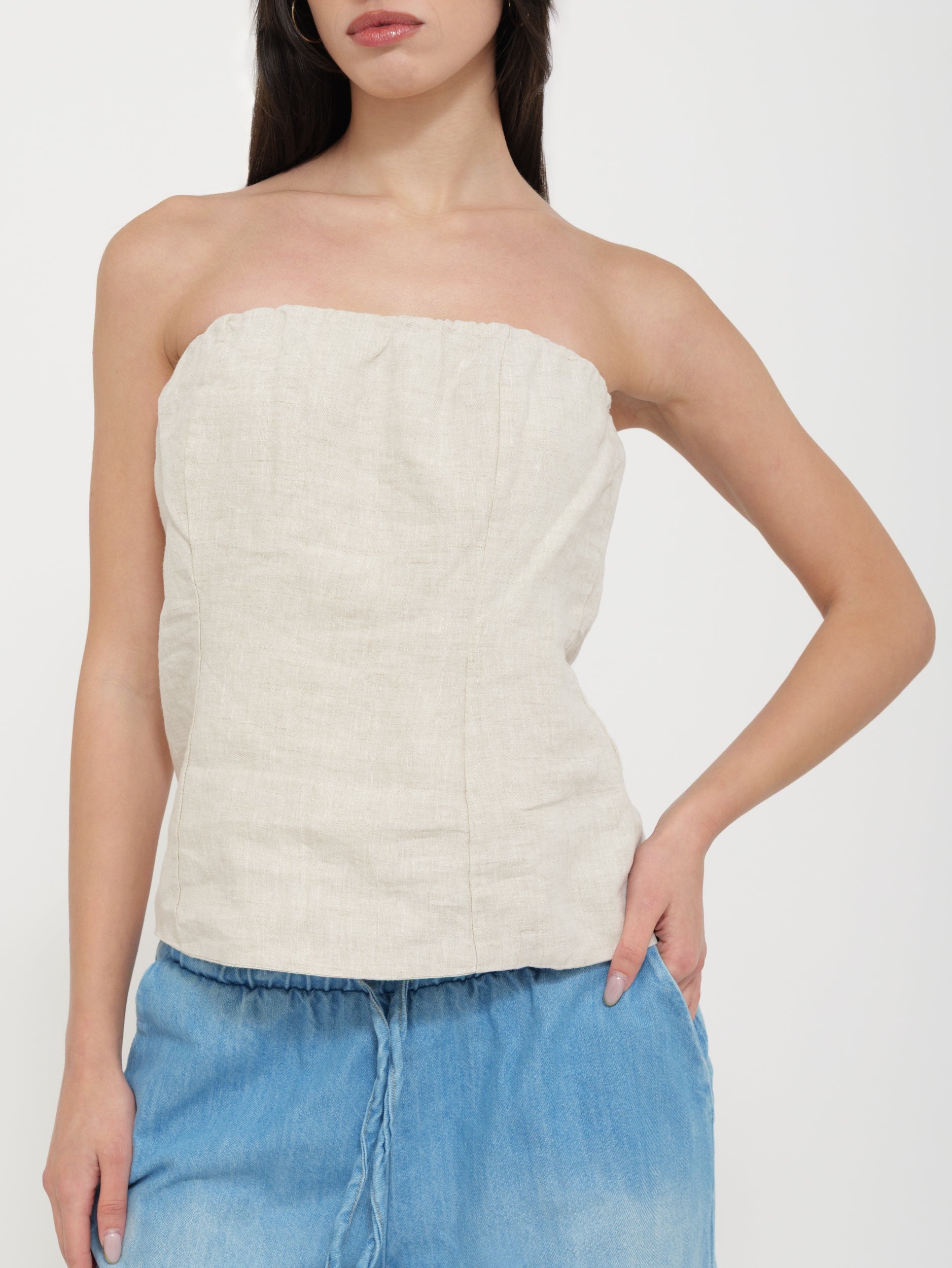 Top a Fascia in Lino