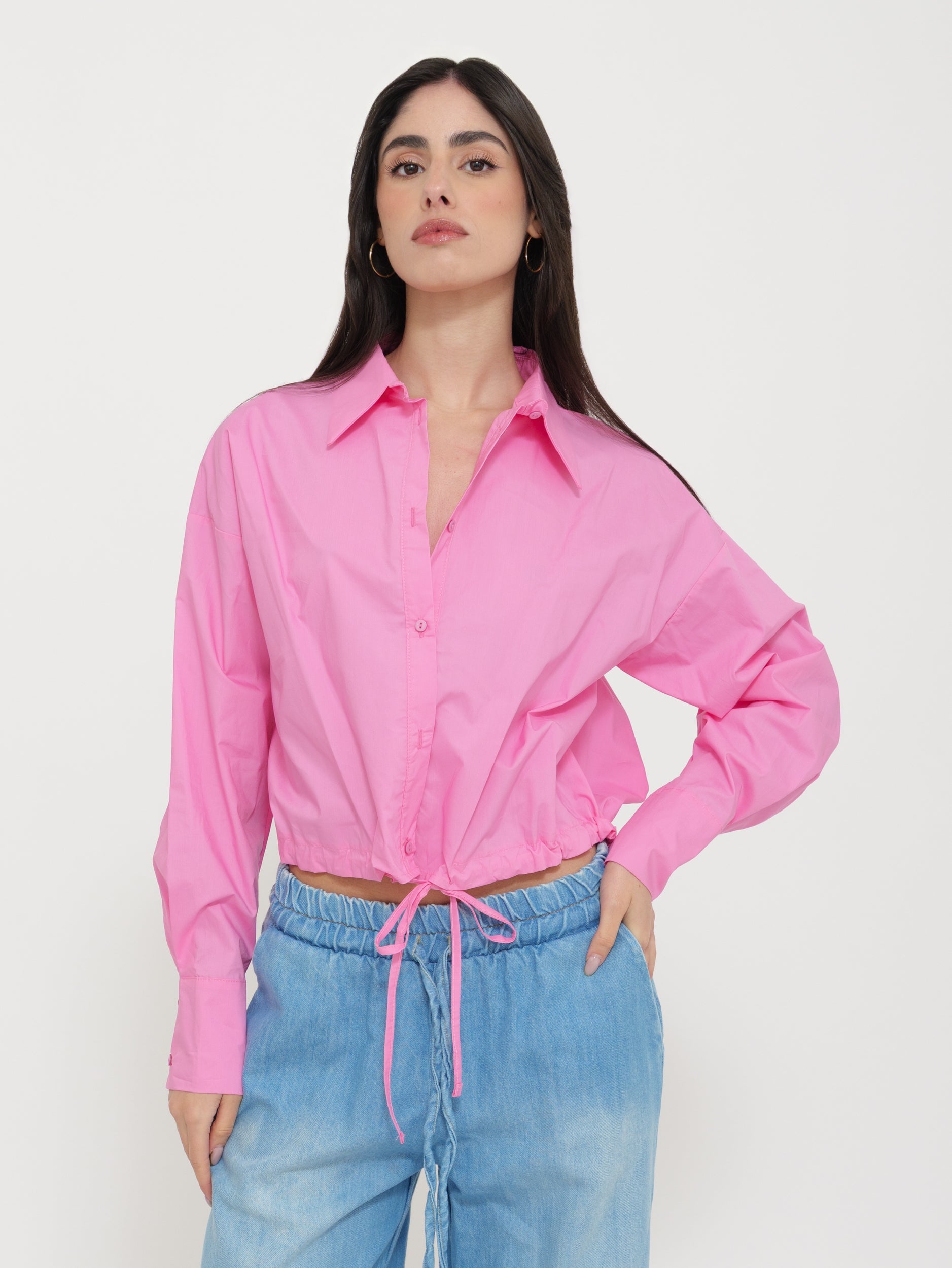Camicia Crop Regolabile