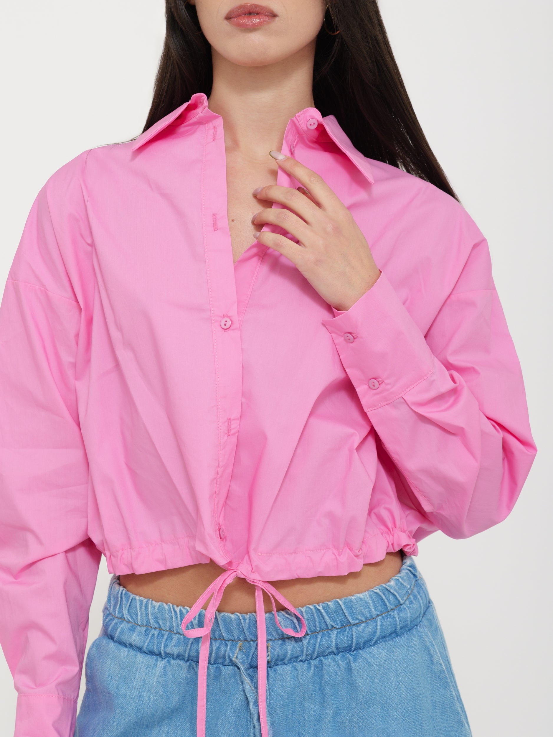Camicia Crop Regolabile