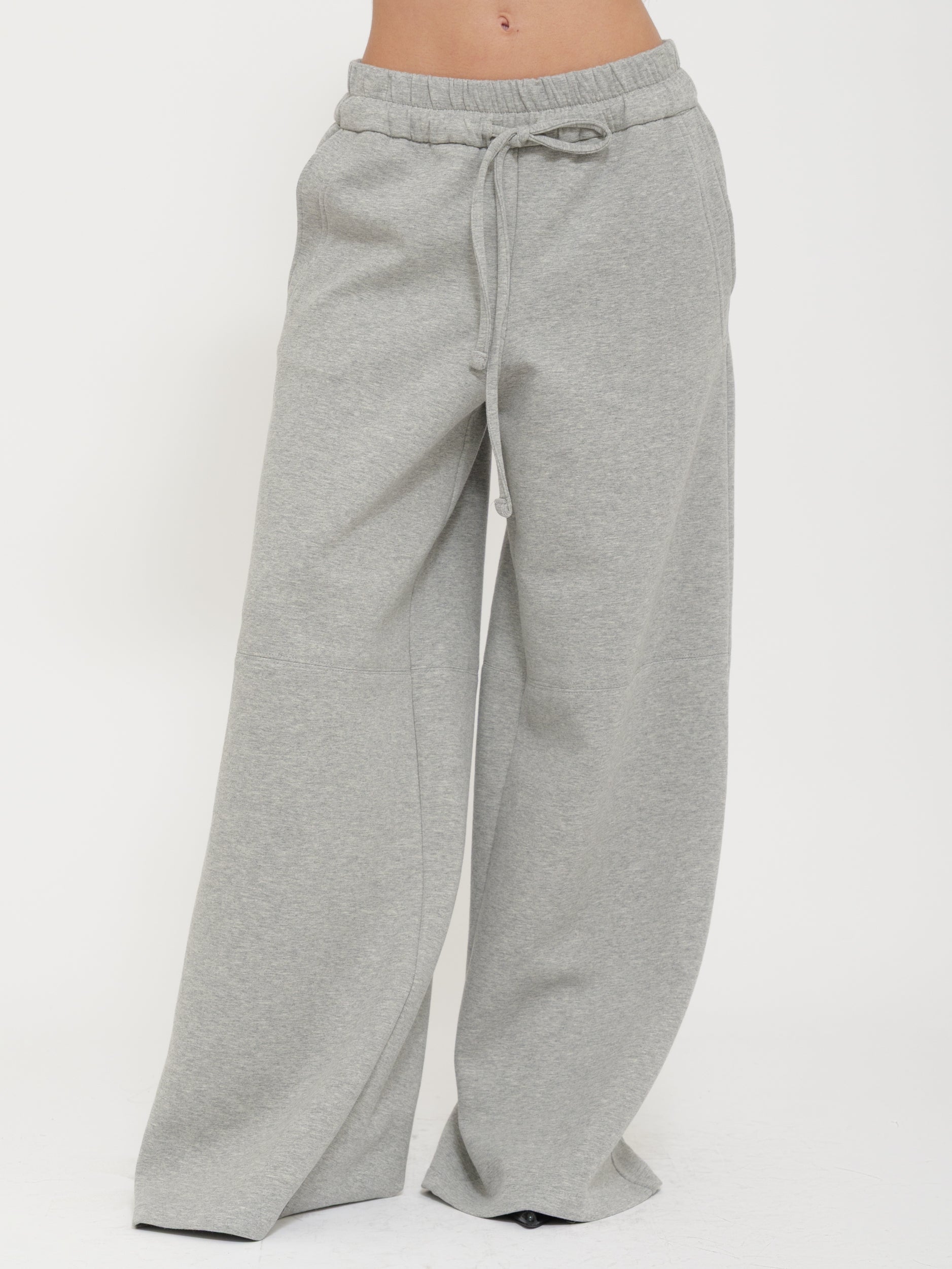 Pantalone Tuta Wide Leg Grigio “Tensione”
