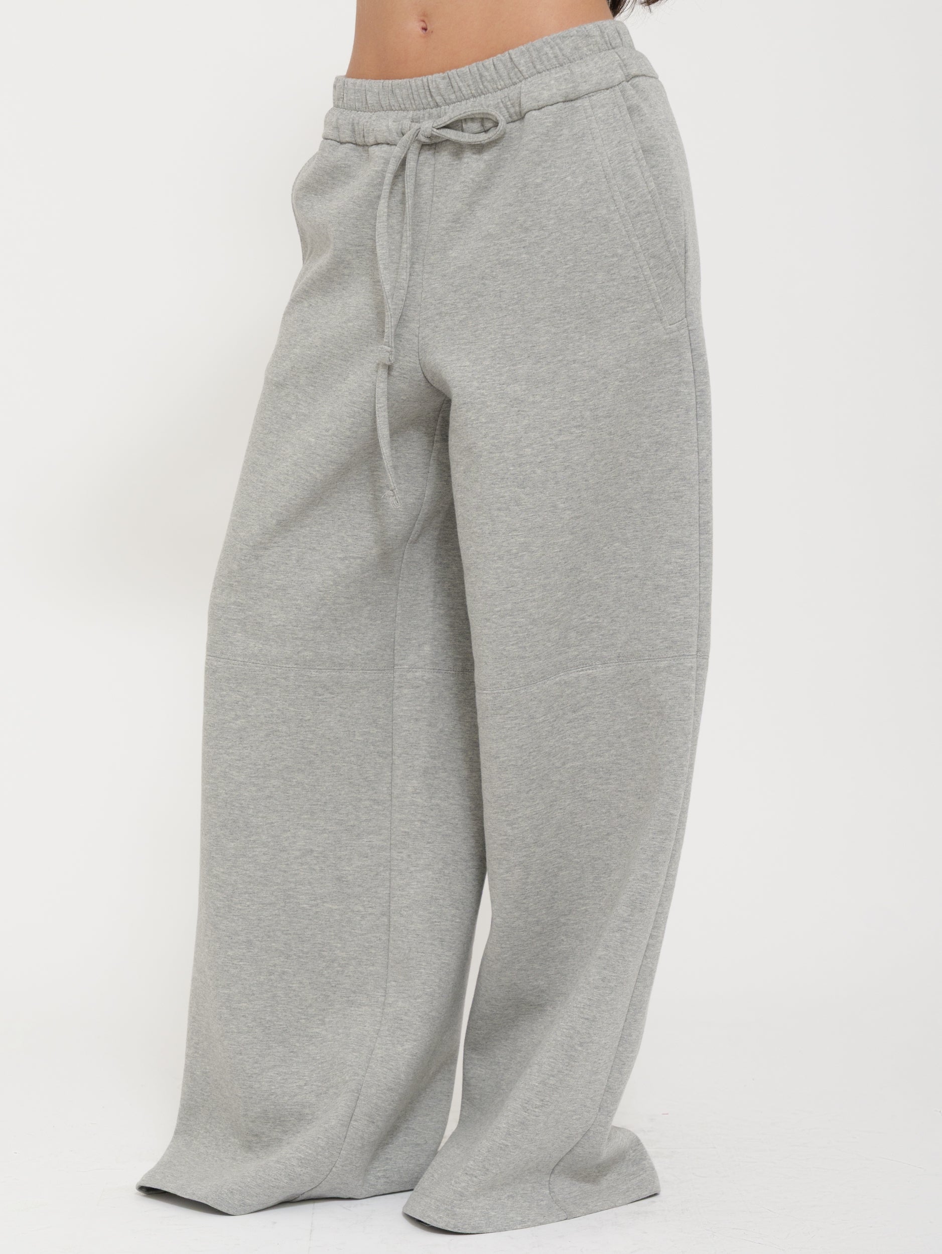 Pantalone Tuta Wide Leg Grigio “Tensione”