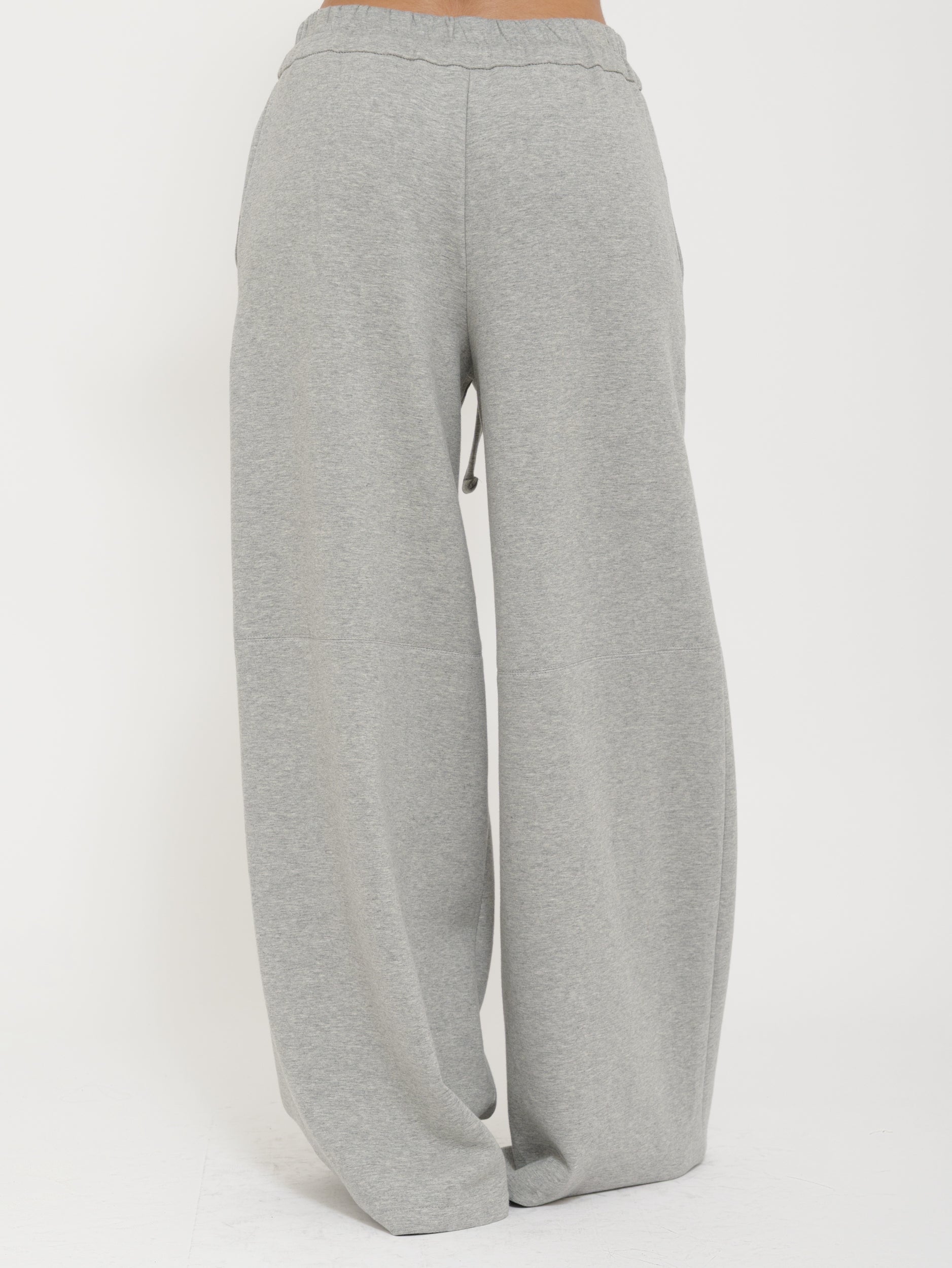 Pantalone Tuta Wide Leg Grigio “Tensione”