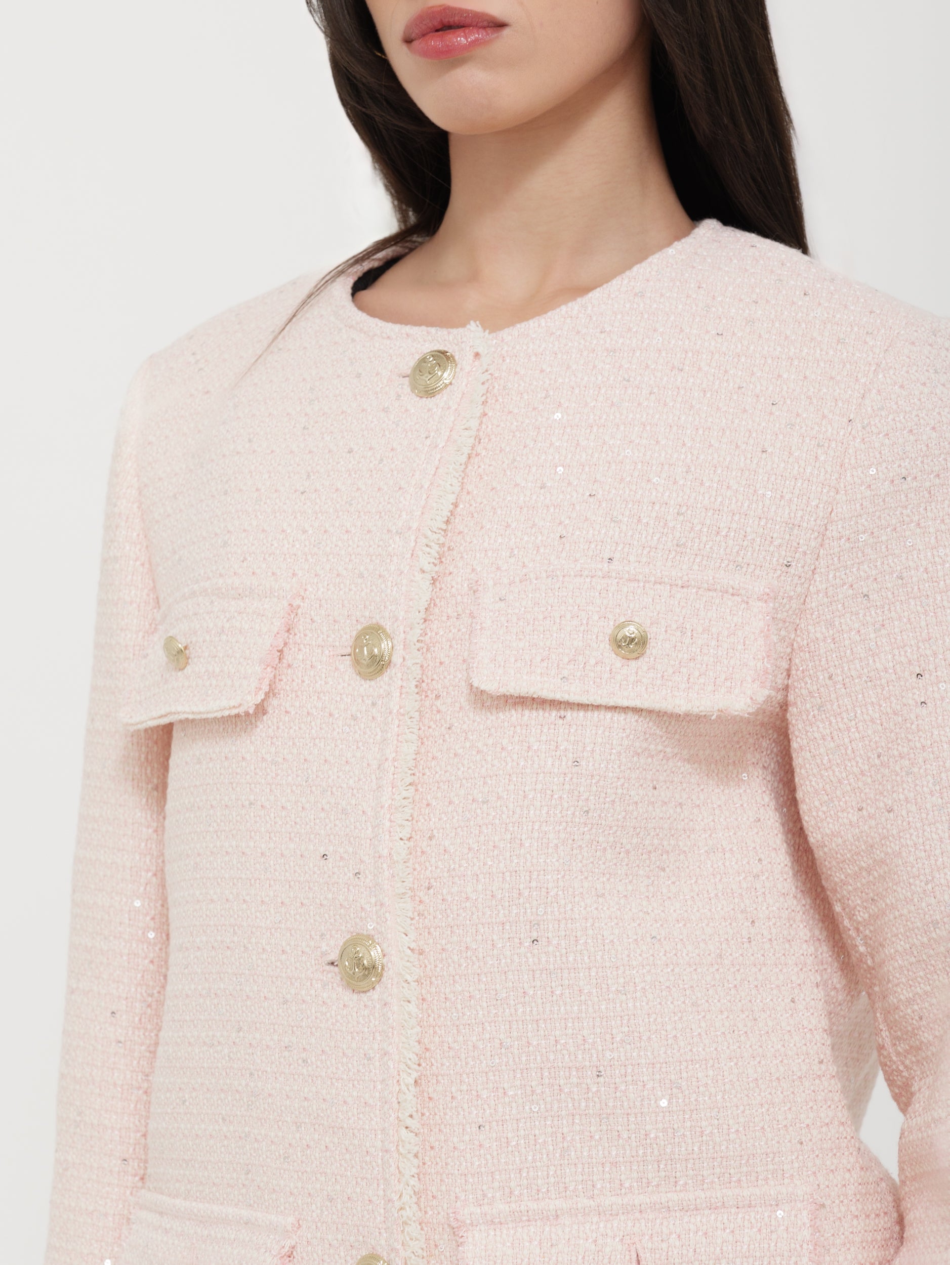 Giacca Strutturata Classic Rosa Chiaro “Tensione”