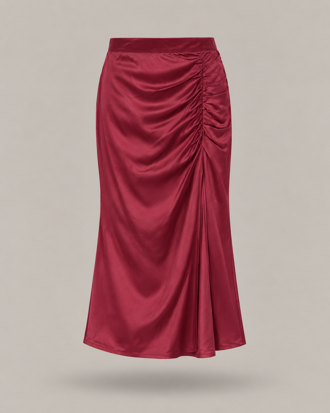 BLUMARINE - gonna midi con drappeggio