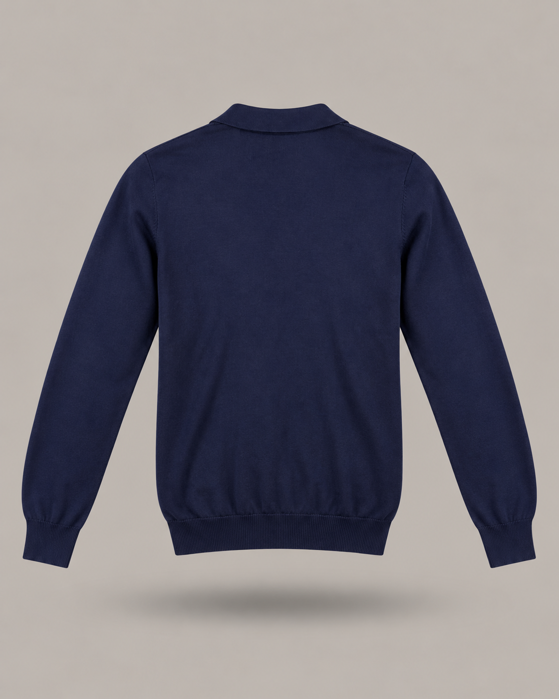 BRUNO LEONI - polo in viscosa blu